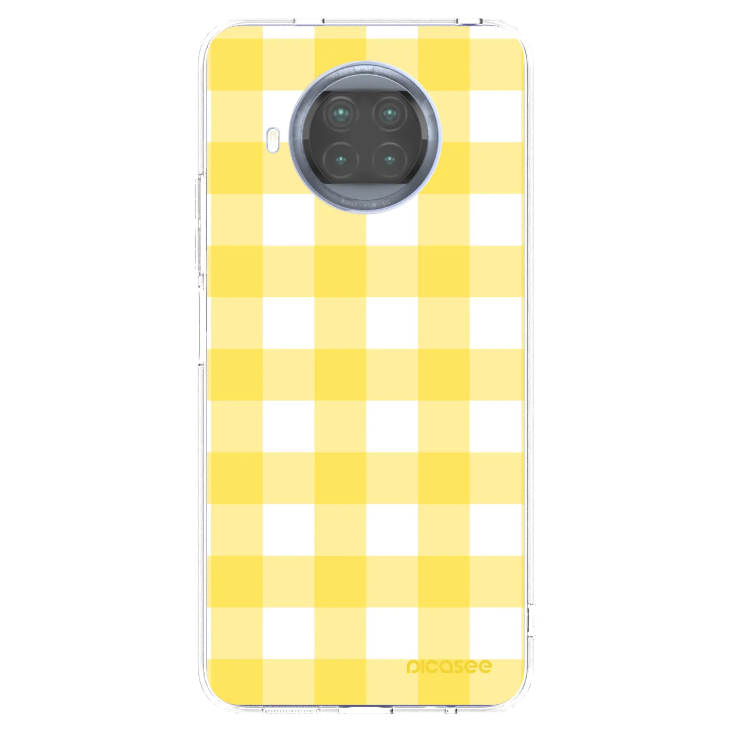 Picasee silikonowe przeźroczyste etui na Xiaomi Mi 10T Lite - Gride lemon