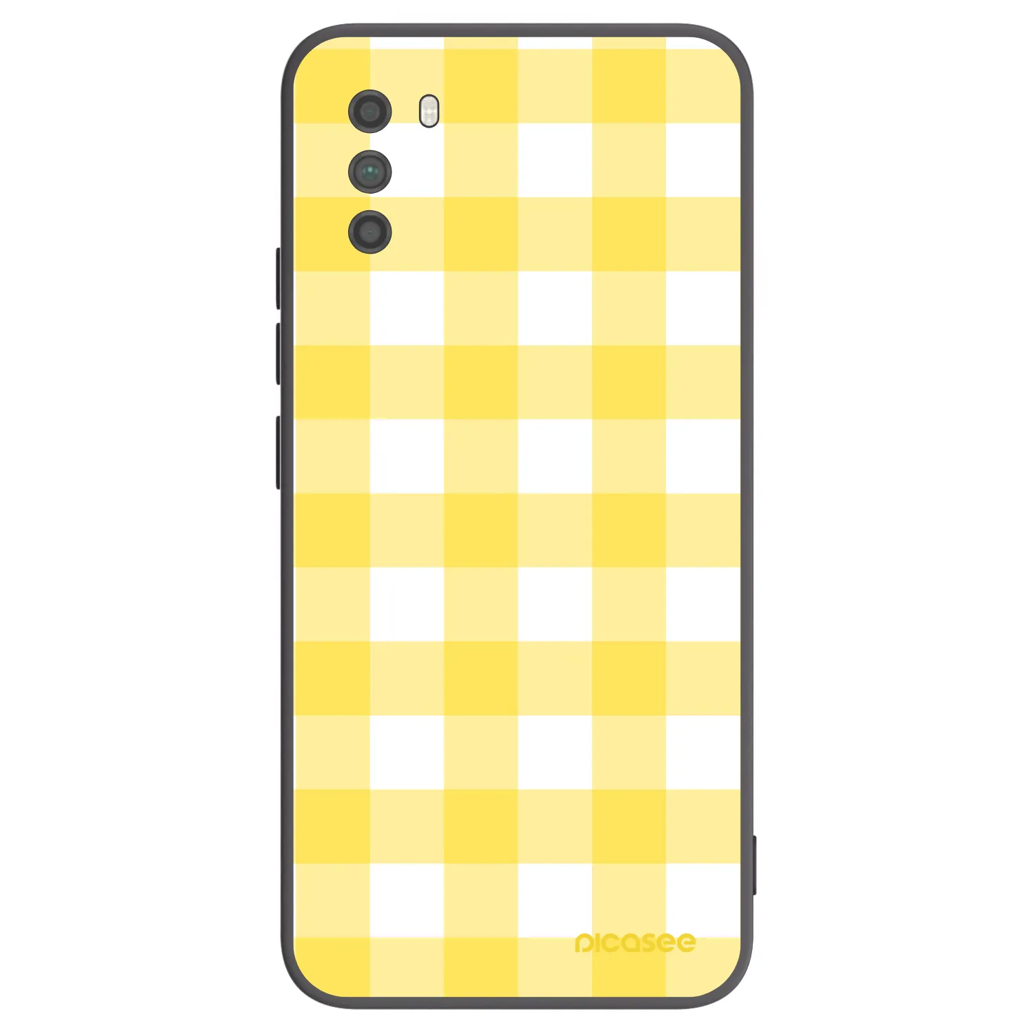 Picasee silikonowe czarne etui na Xiaomi Poco M3 - Gride lemon