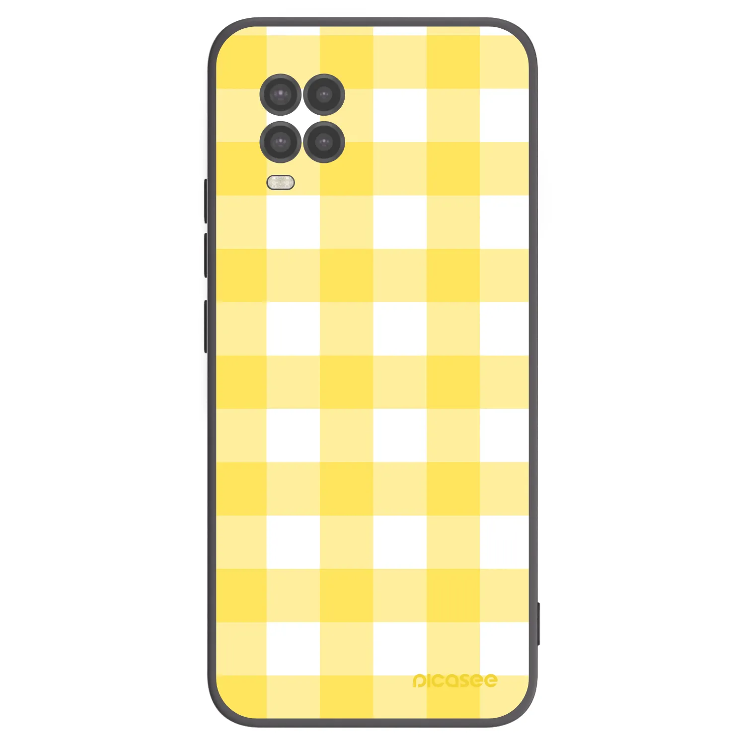 Picasee silikonowe czarne etui na Xiaomi Mi 10 Lite - Gride lemon