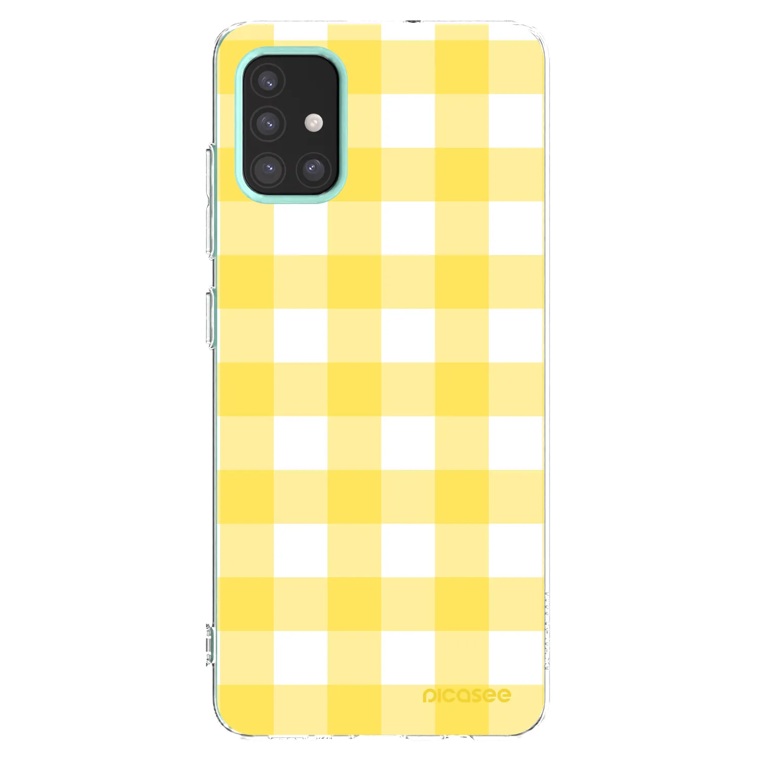 Picasee silikonowe przeźroczyste etui na Samsung Galaxy M31s - Gride lemon