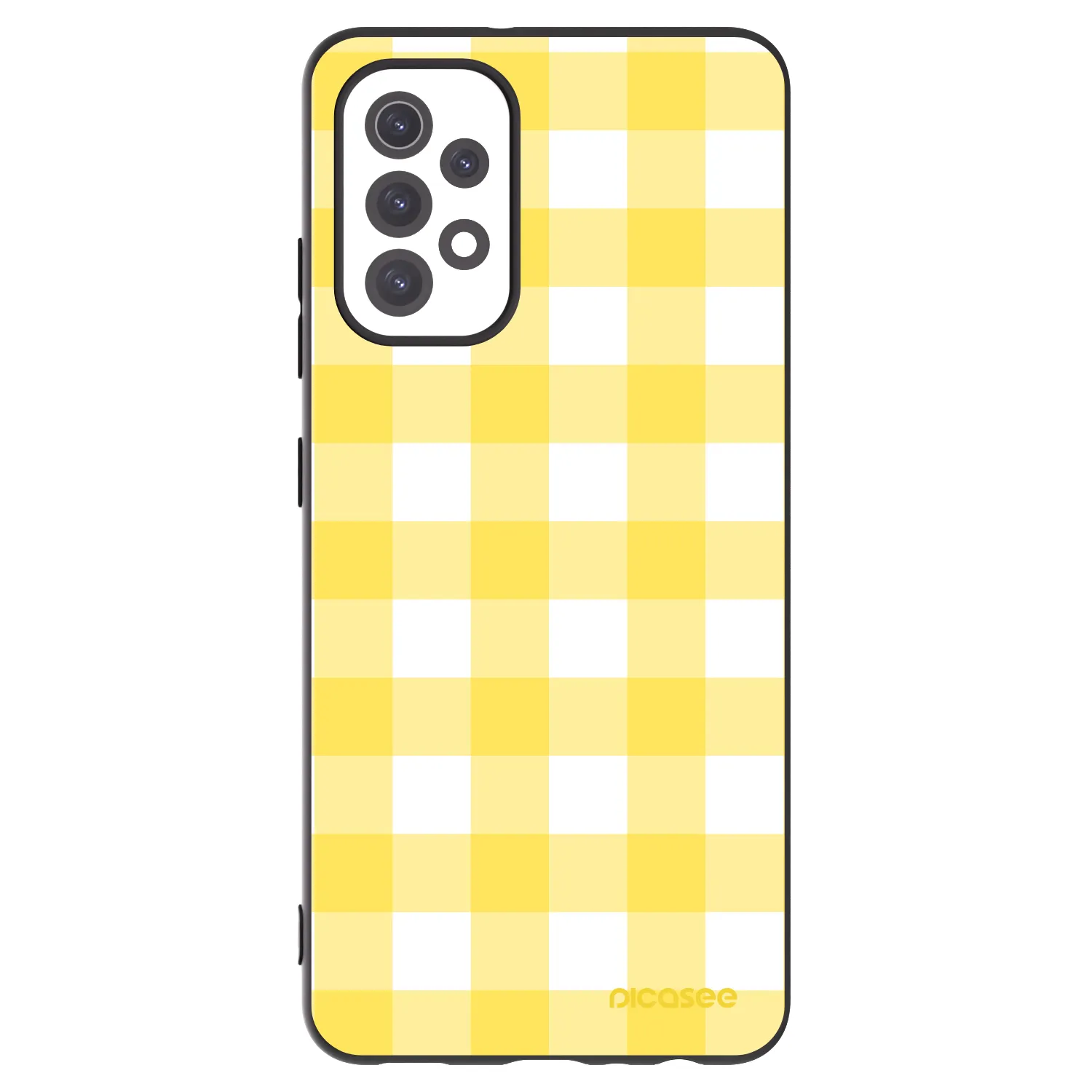 Picasee silikonowe czarne etui na Samsung Galaxy A32 5G A326B - Gride lemon