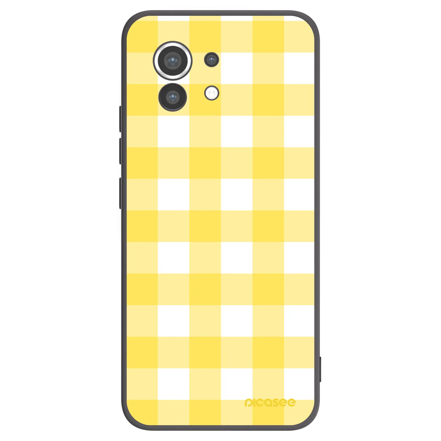 Picasee silikonowe czarne etui na Xiaomi Mi 11 - Gride lemon