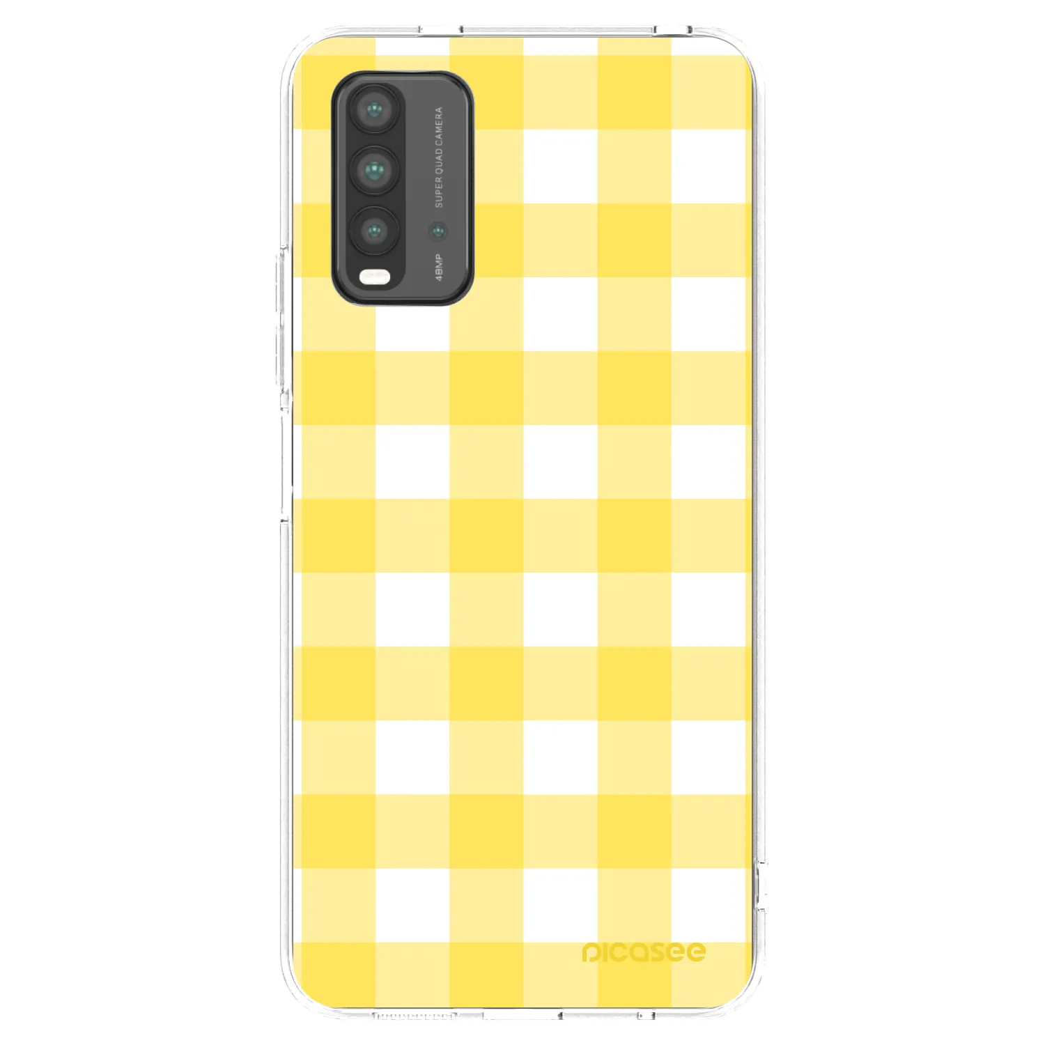 Picasee silikonowe przeźroczyste etui na Xiaomi Redmi 9T - Gride lemon