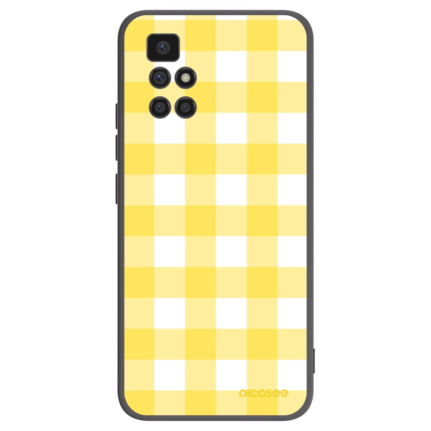 Picasee silikonowe czarne etui na Xiaomi Redmi 10 - Gride lemon