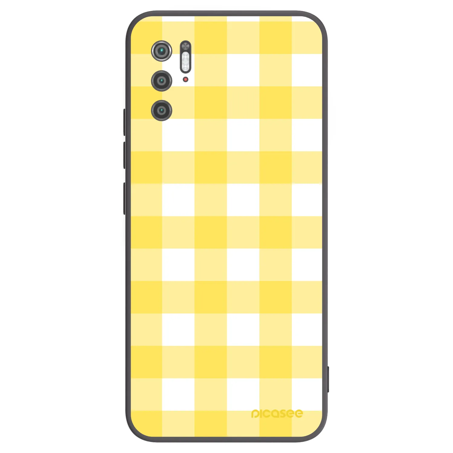 Picasee silikonowe czarne etui na Xiaomi Poco M3 Pro 5G - Gride lemon