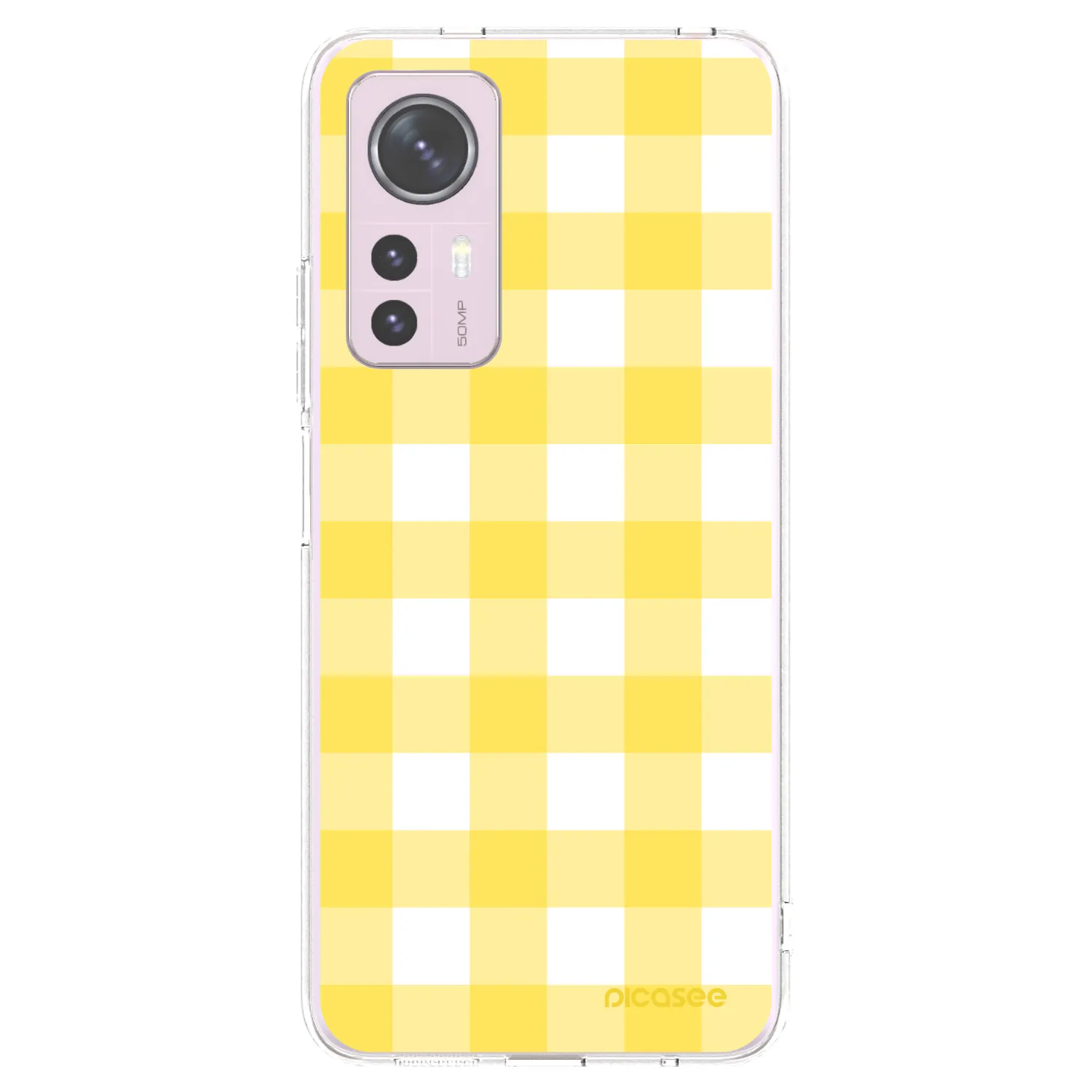 Picasee silikonowe przeźroczyste etui na Xiaomi 12 - Gride lemon
