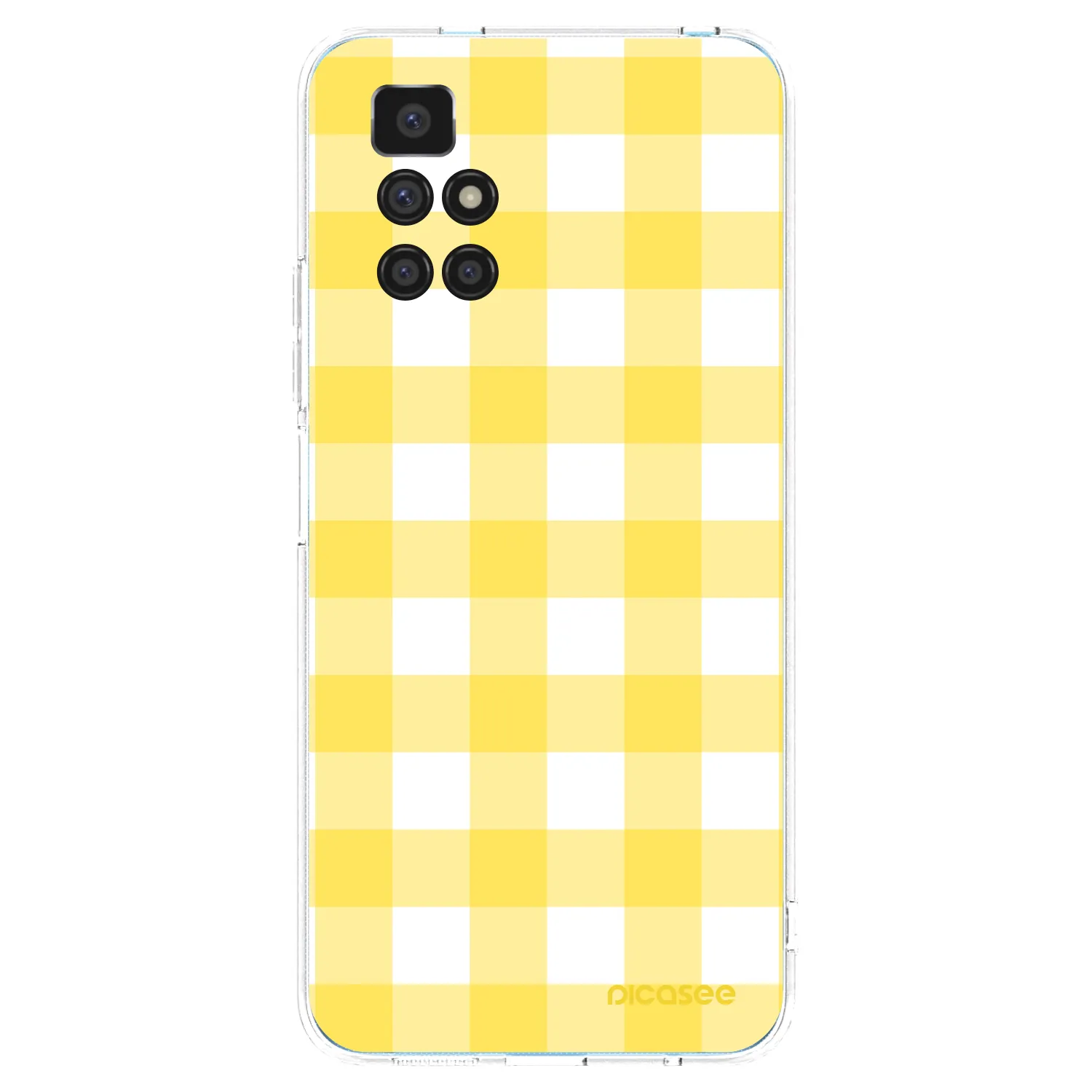 Picasee silikonowe przeźroczyste etui na Xiaomi Redmi 10 (2022) - Gride lemon