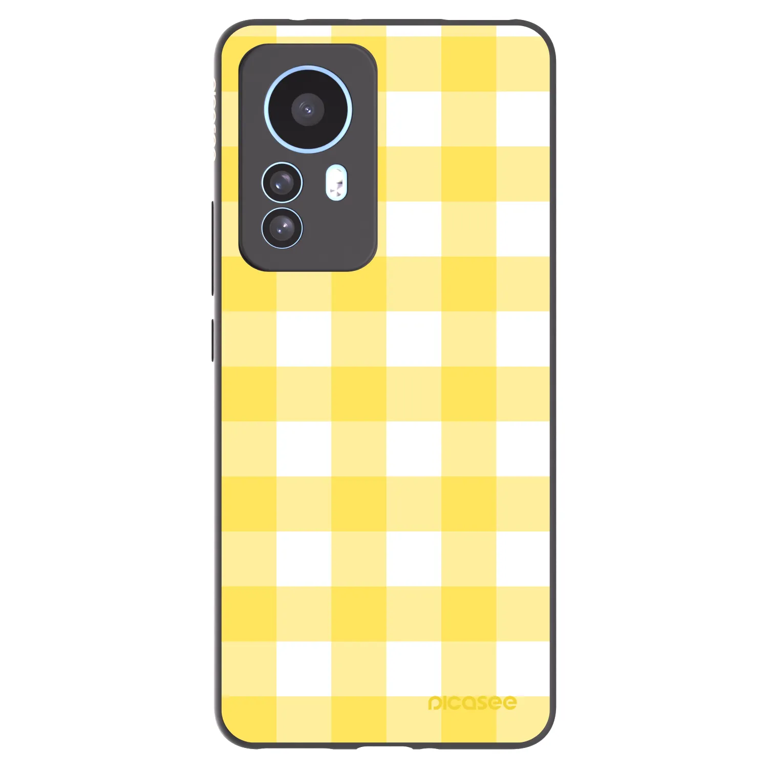 Picasee silikonowe czarne etui na Xiaomi 12T Pro - Gride lemon