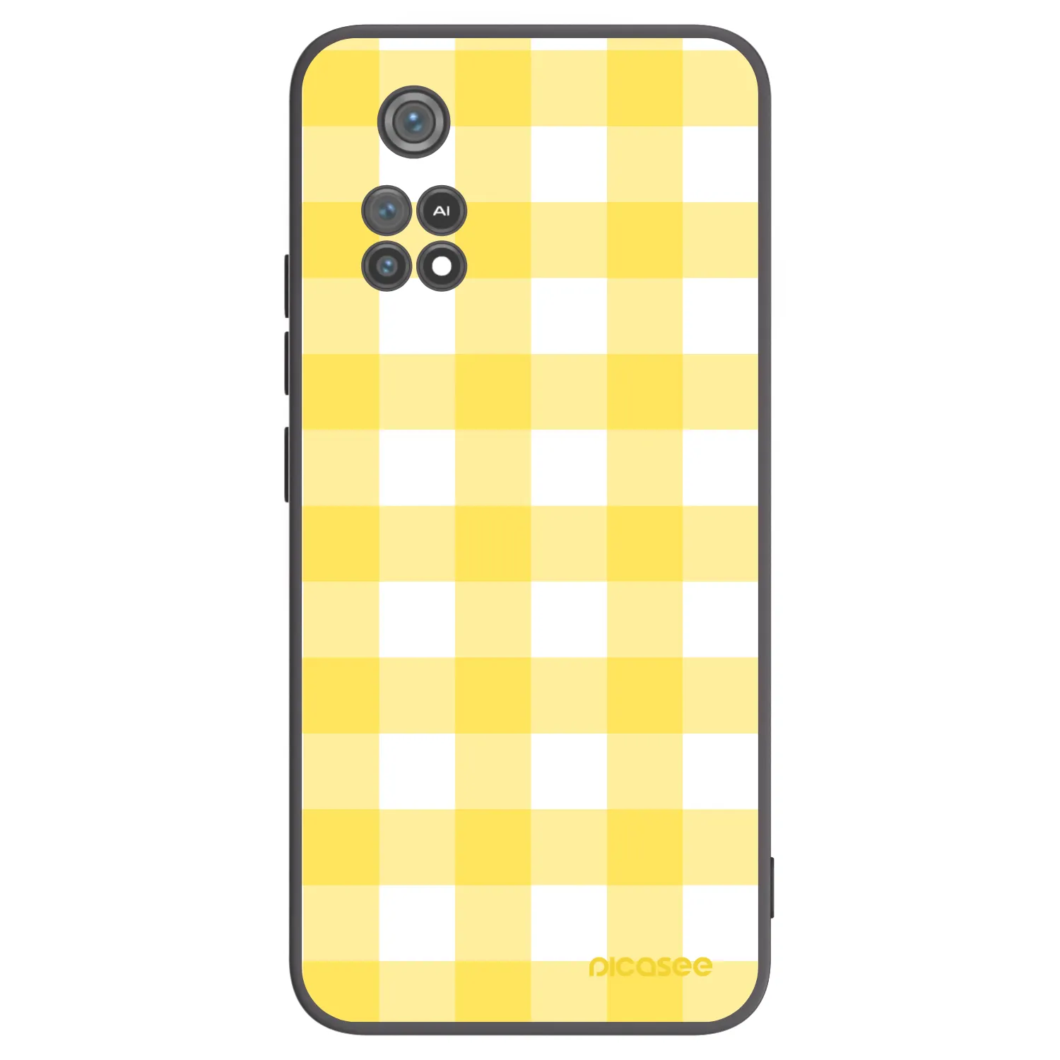 Picasee silikonowe czarne etui na Xiaomi Poco M4 Pro - Gride lemon