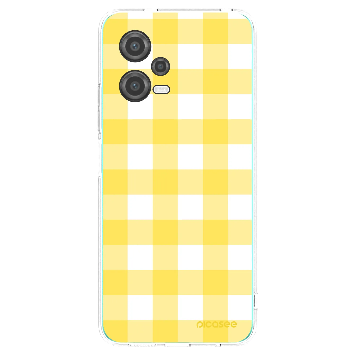 Picasee silikonowe przeźroczyste etui na Xiaomi Poco X5 - Gride lemon