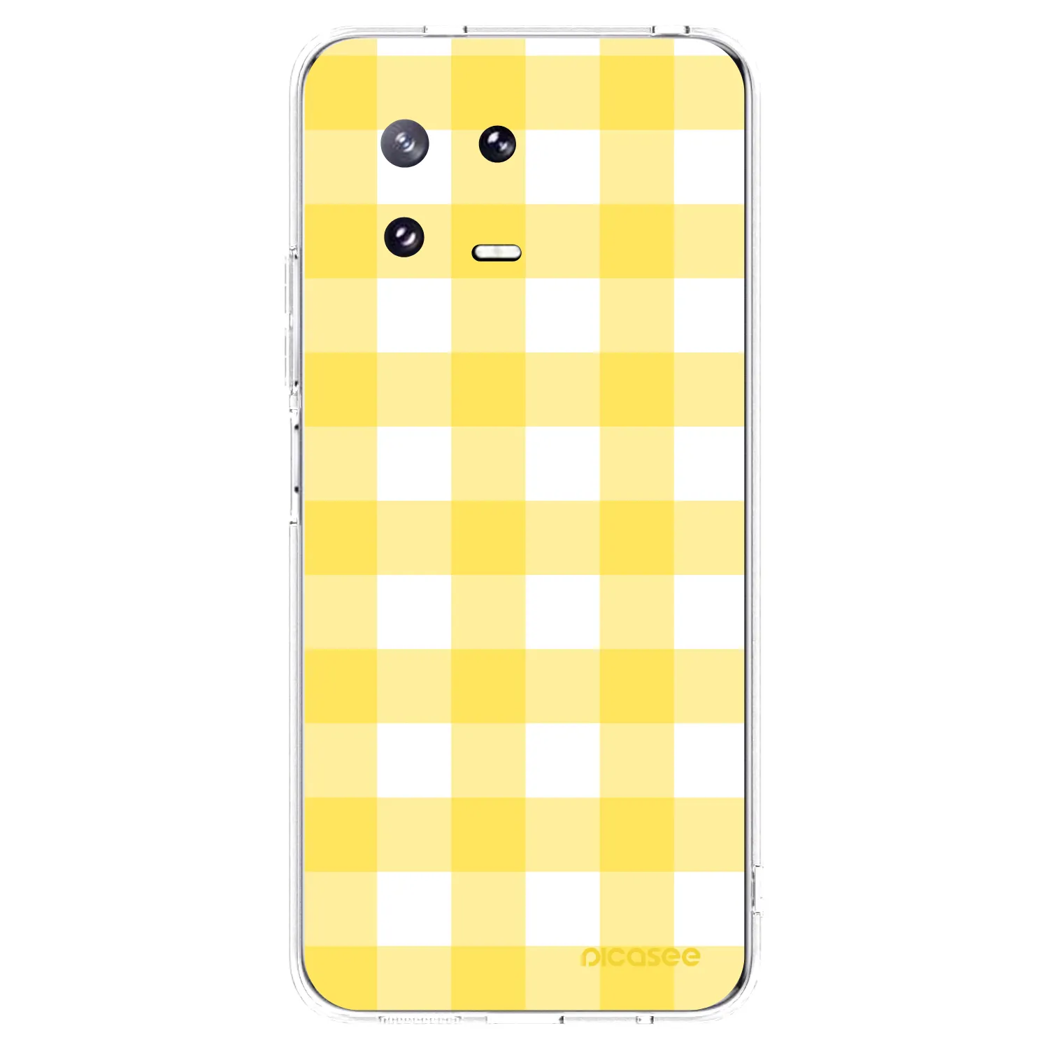 Picasee silikonowe przeźroczyste etui na Xiaomi 13 Pro - Gride lemon