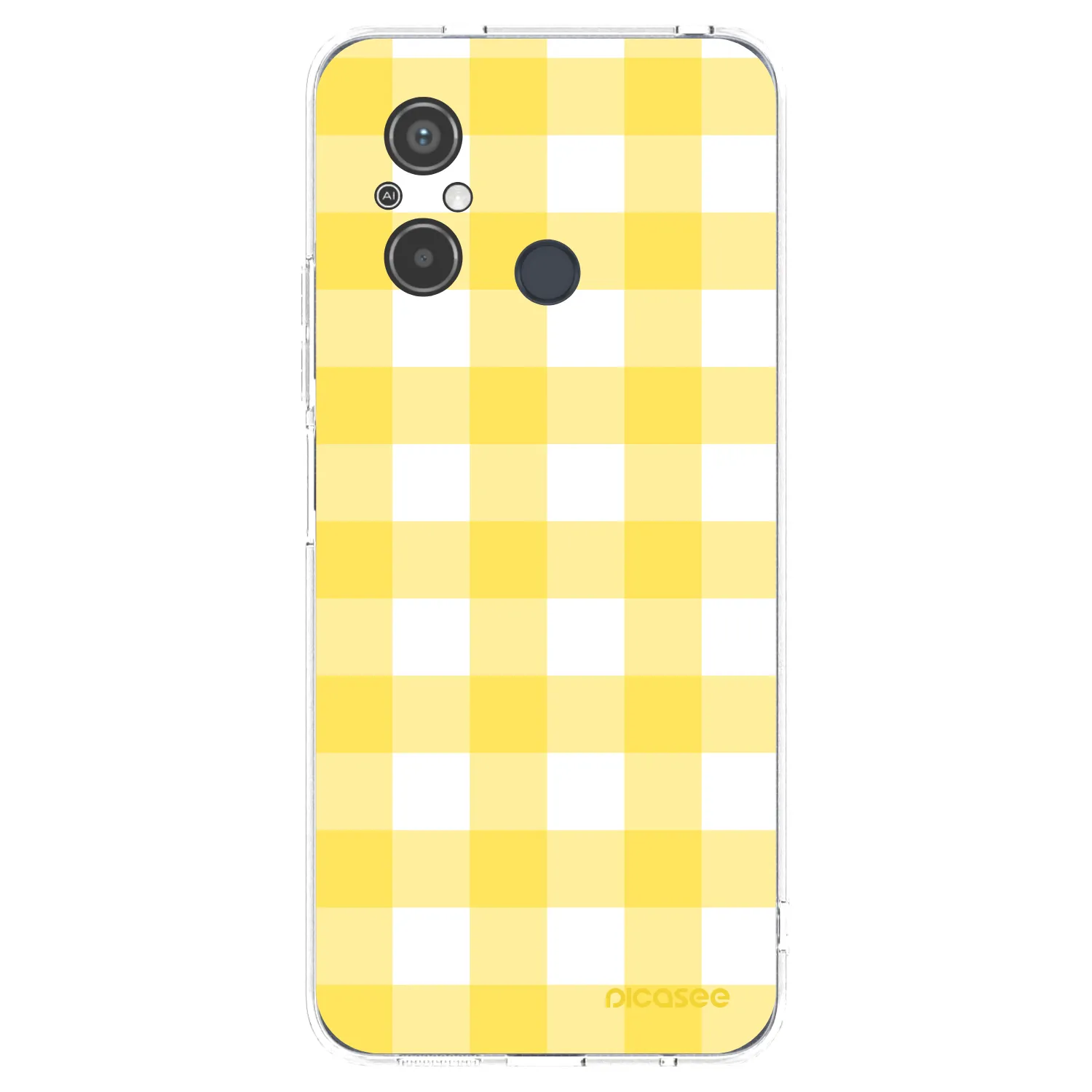 Picasee silikonowe przeźroczyste etui na Xiaomi Redmi 12C - Gride lemon
