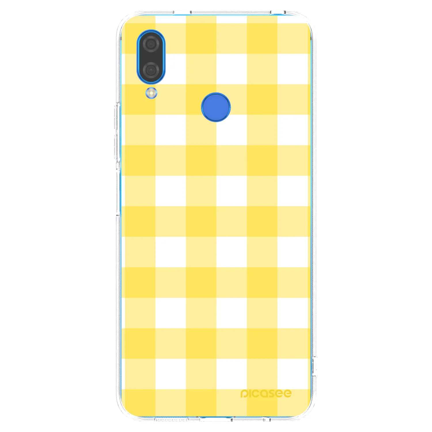 Picasee silikonowe przeźroczyste etui na Huawei Nova 3i - Gride lemon