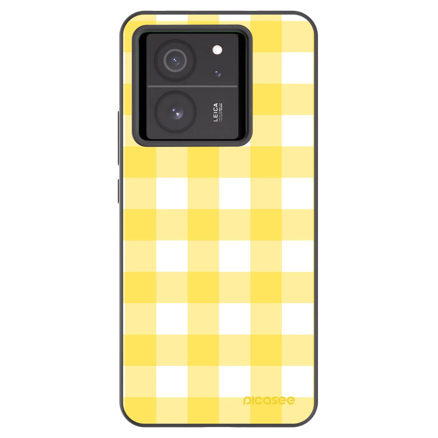 Picasee silikonowe czarne etui na Xiaomi 13T - Gride lemon