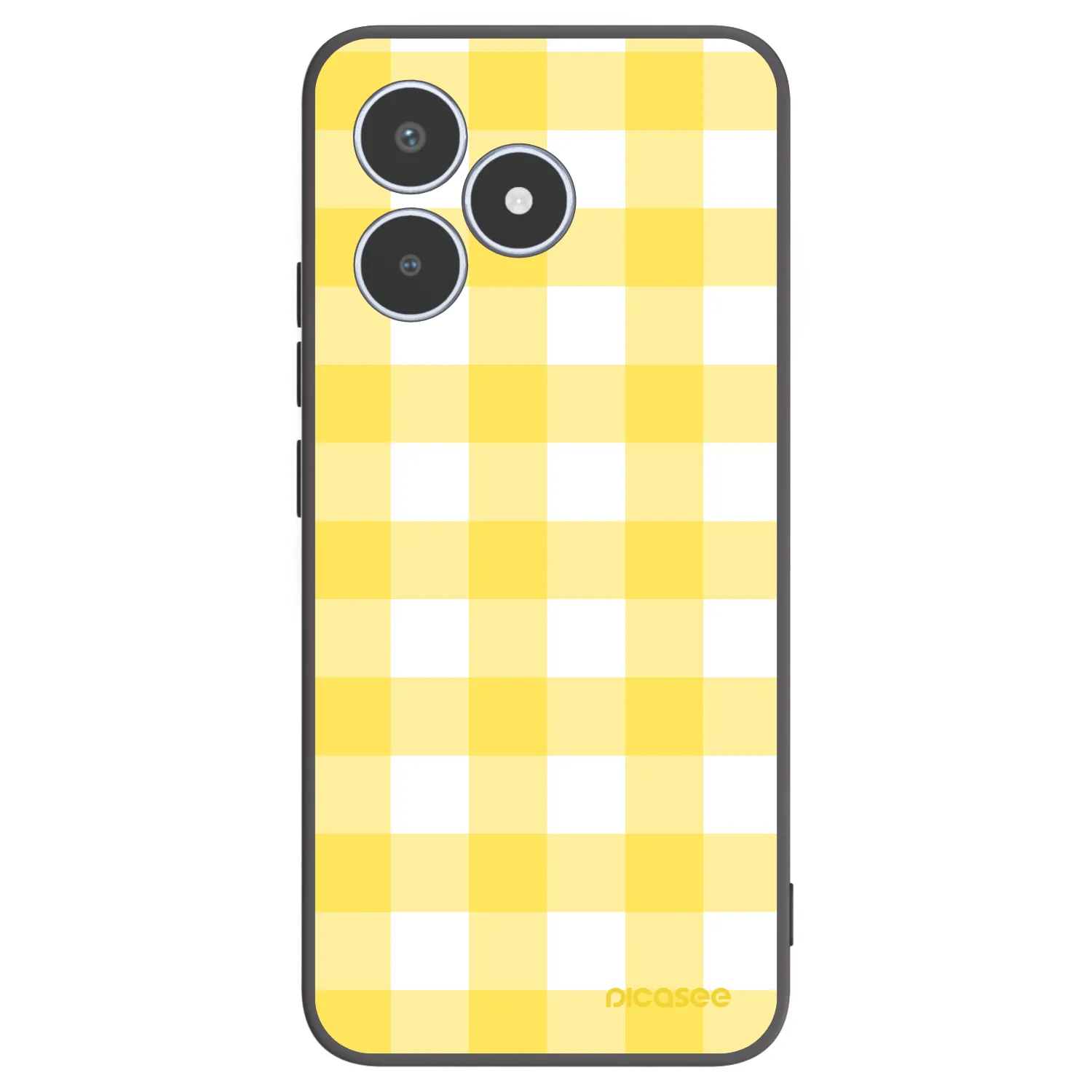 Picasee silikonowe czarne etui na Realme C53 - Gride lemon
