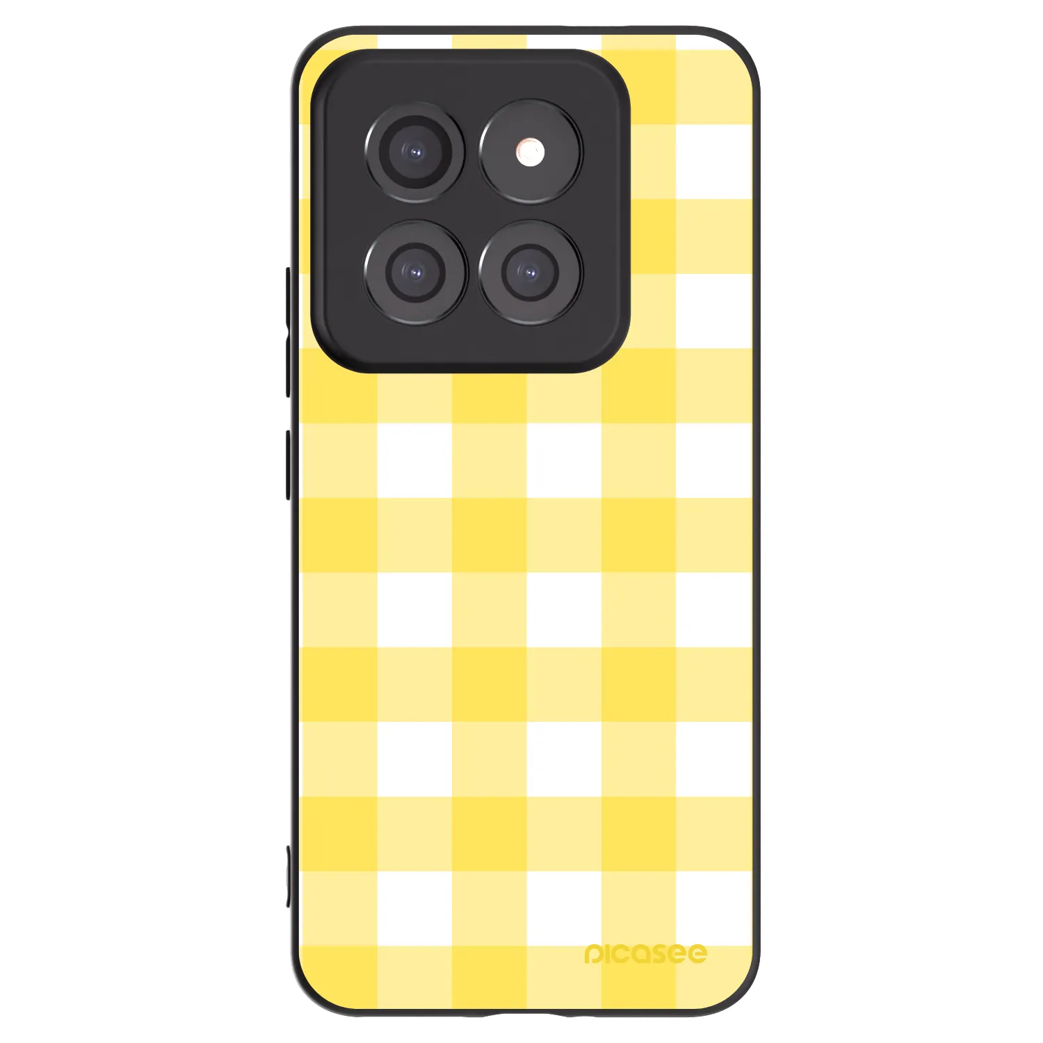 Picasee silikonowe czarne etui na Xiaomi 14 Pro - Gride lemon