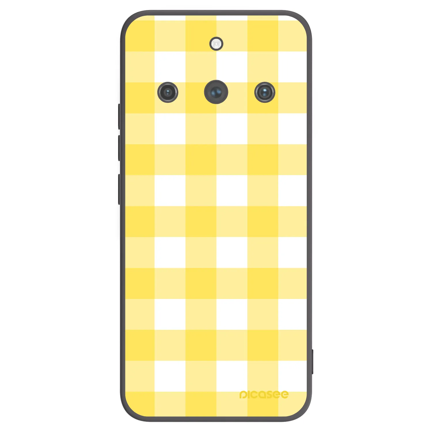 Picasee silikonowe czarne etui na Realme 11 Pro+ - Gride lemon