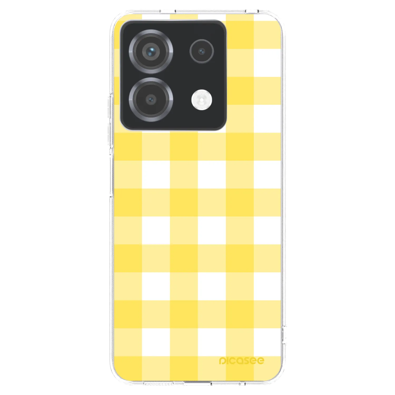 Picasee silikonowe przeźroczyste etui na Xiaomi Poco X6 - Gride lemon