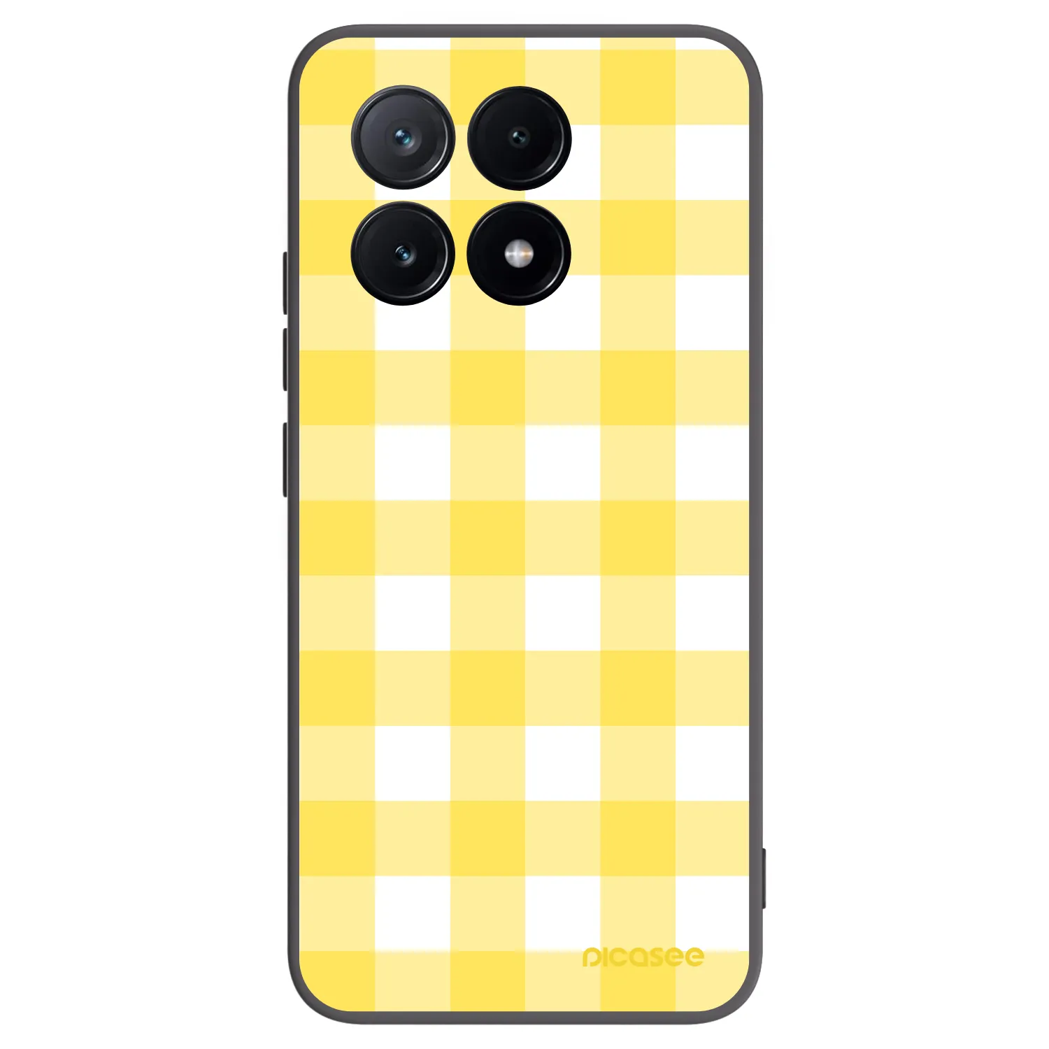 Picasee silikonowe czarne etui na Xiaomi Poco X6 Pro - Gride lemon