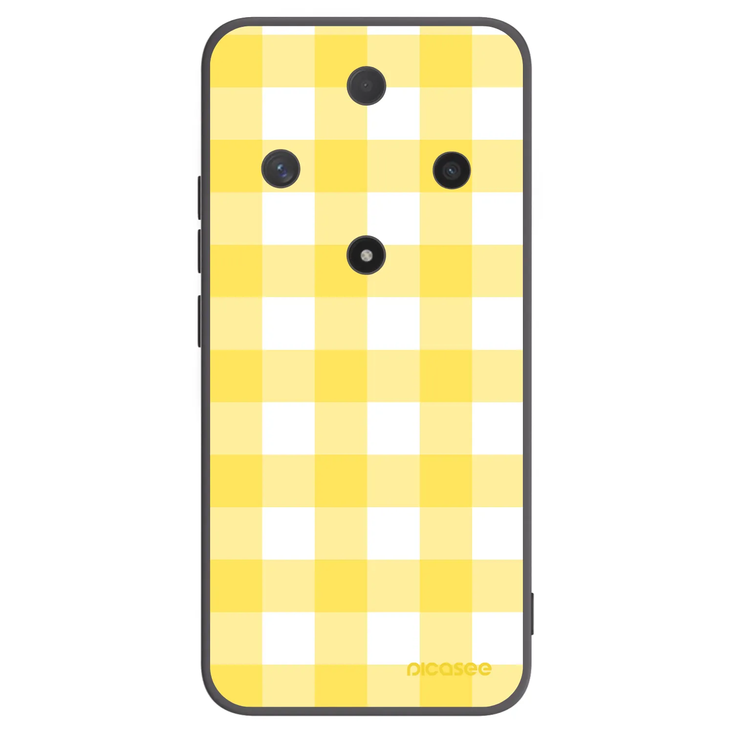Picasee silikonowe czarne etui na Honor Magic6 Lite 5G - Gride lemon