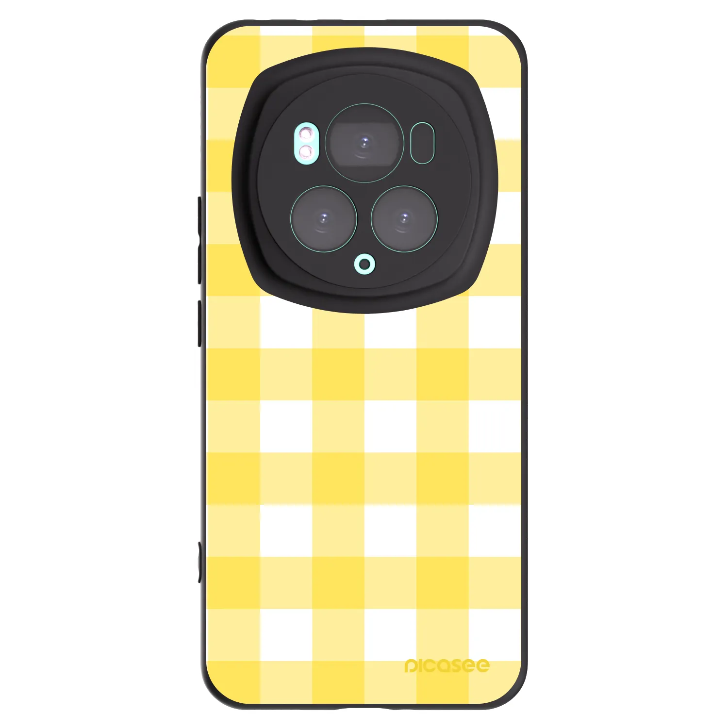 Picasee silikonowe czarne etui na Honor Magic6 Pro - Gride lemon