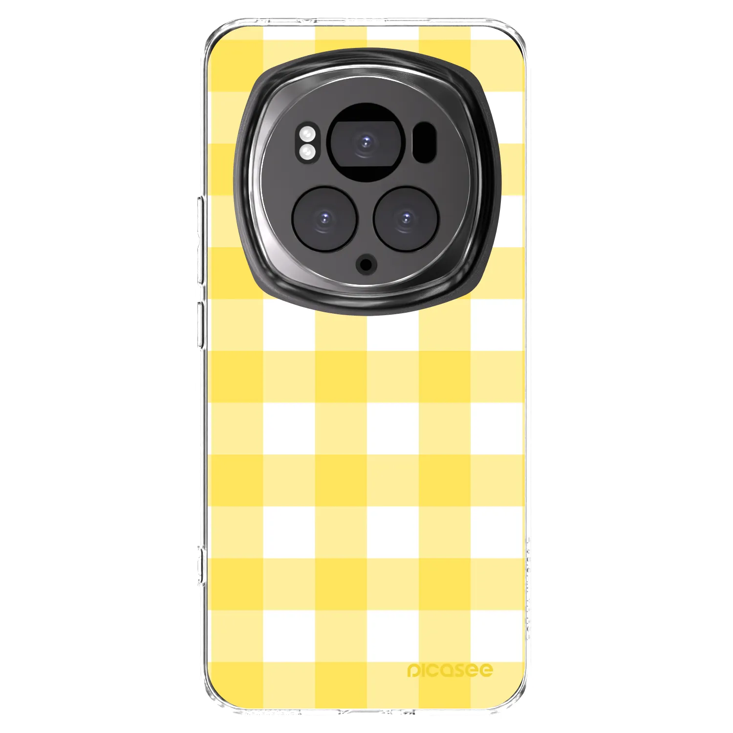 Picasee silikonowe przeźroczyste etui na Honor Magic6 Pro - Gride lemon