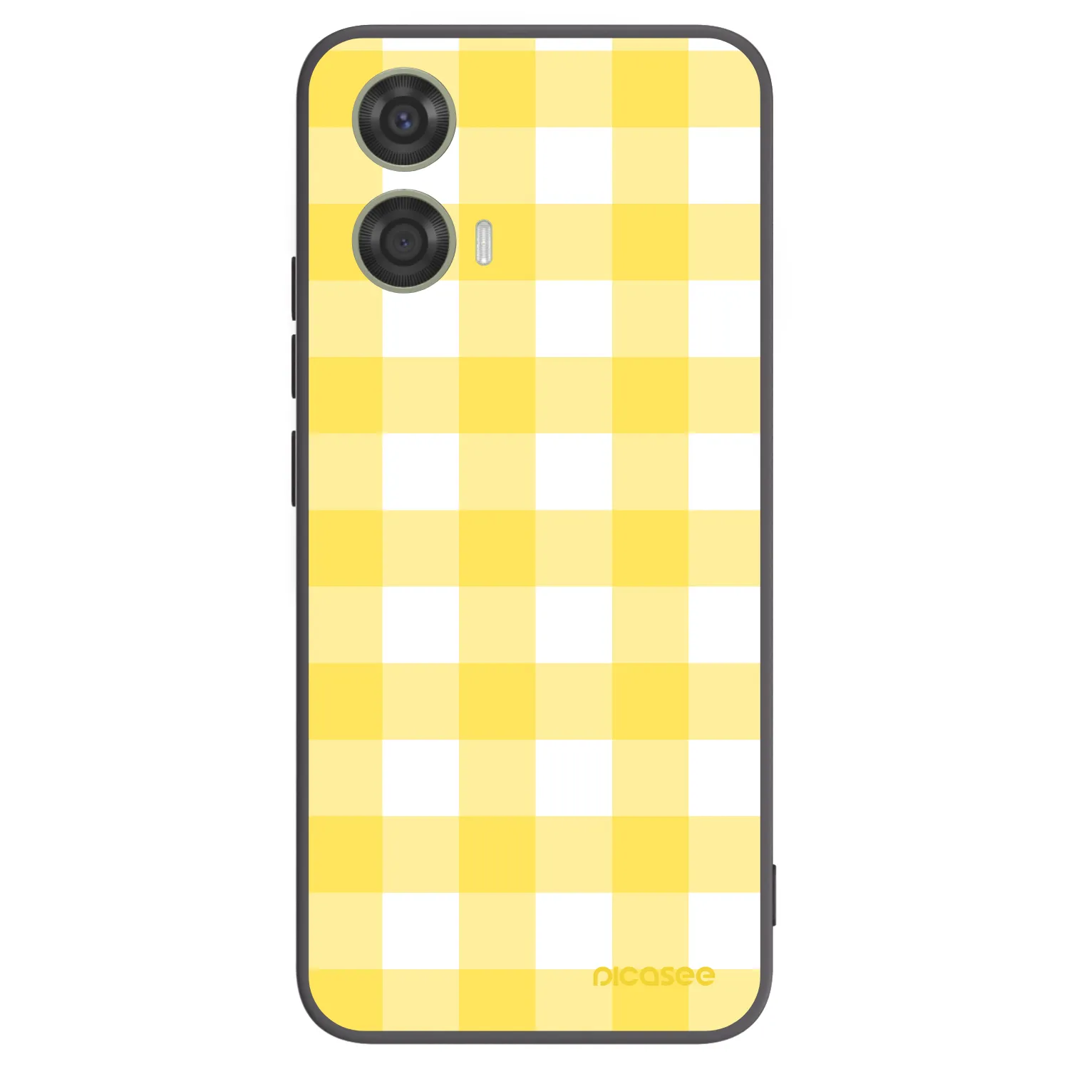 Picasee silikonowe czarne etui na Motorola Moto G24 - Gride lemon