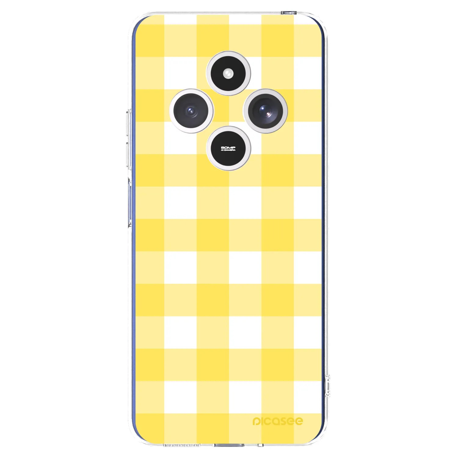 Picasee silikonowe przeźroczyste etui na Xiaomi Redmi 14C - Gride lemon