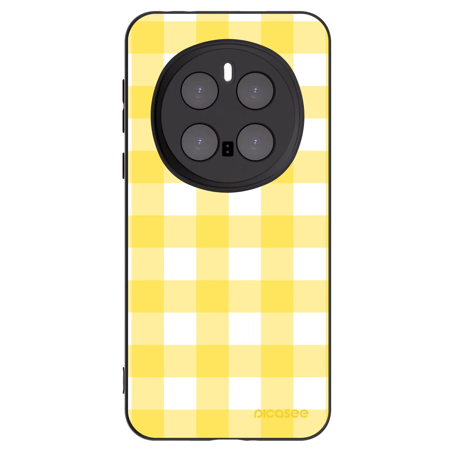 Picasee silikonowe czarne etui na Honor Magic7 Pro 5G - Gride lemon