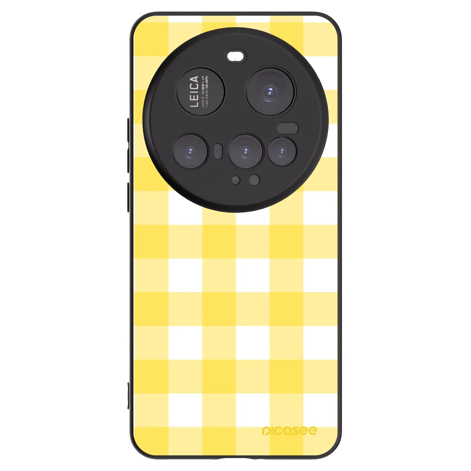 Picasee silikonowe czarne etui na Xiaomi 15 Ultra - Gride lemon