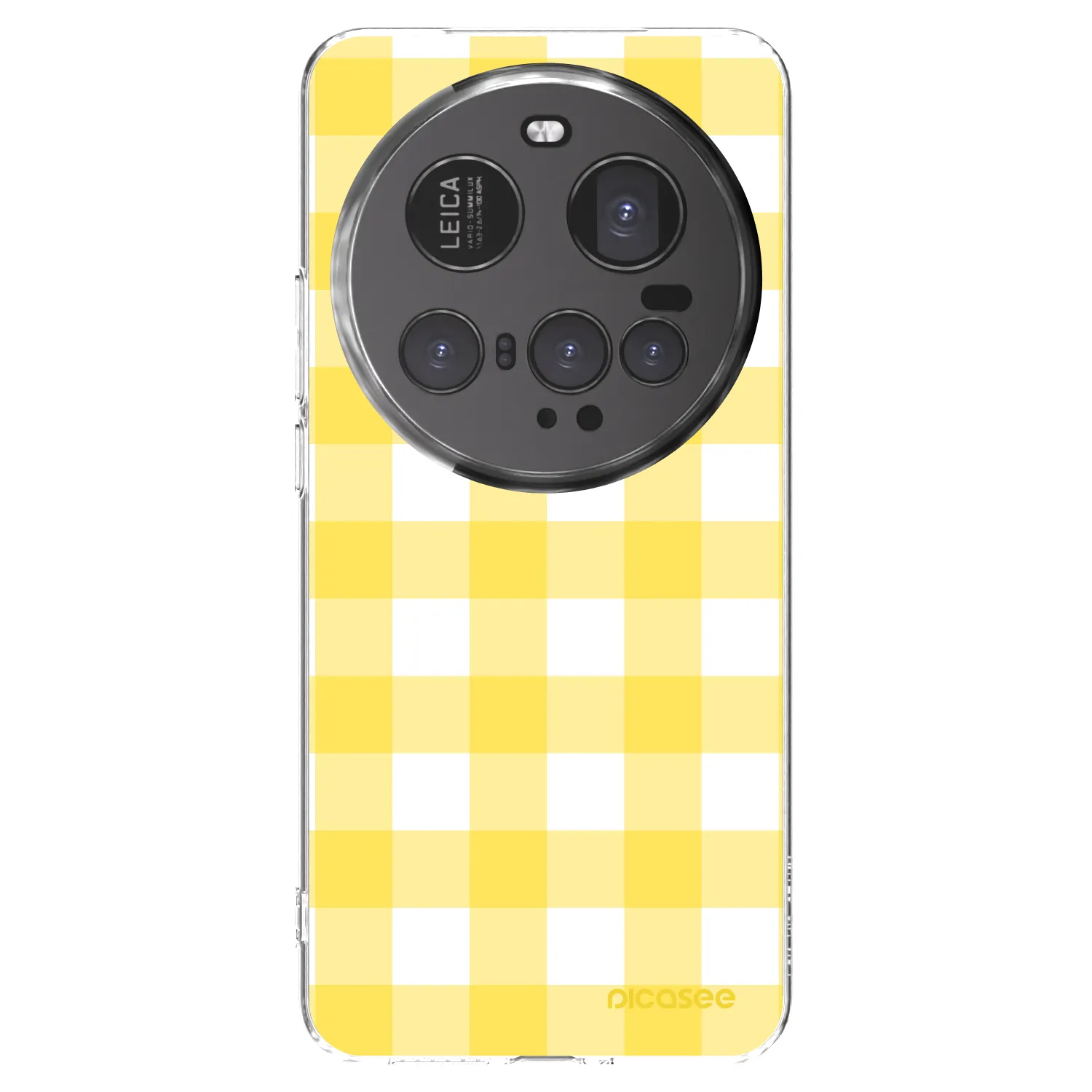Picasee silikonowe przeźroczyste etui na Xiaomi 15 Ultra - Gride lemon