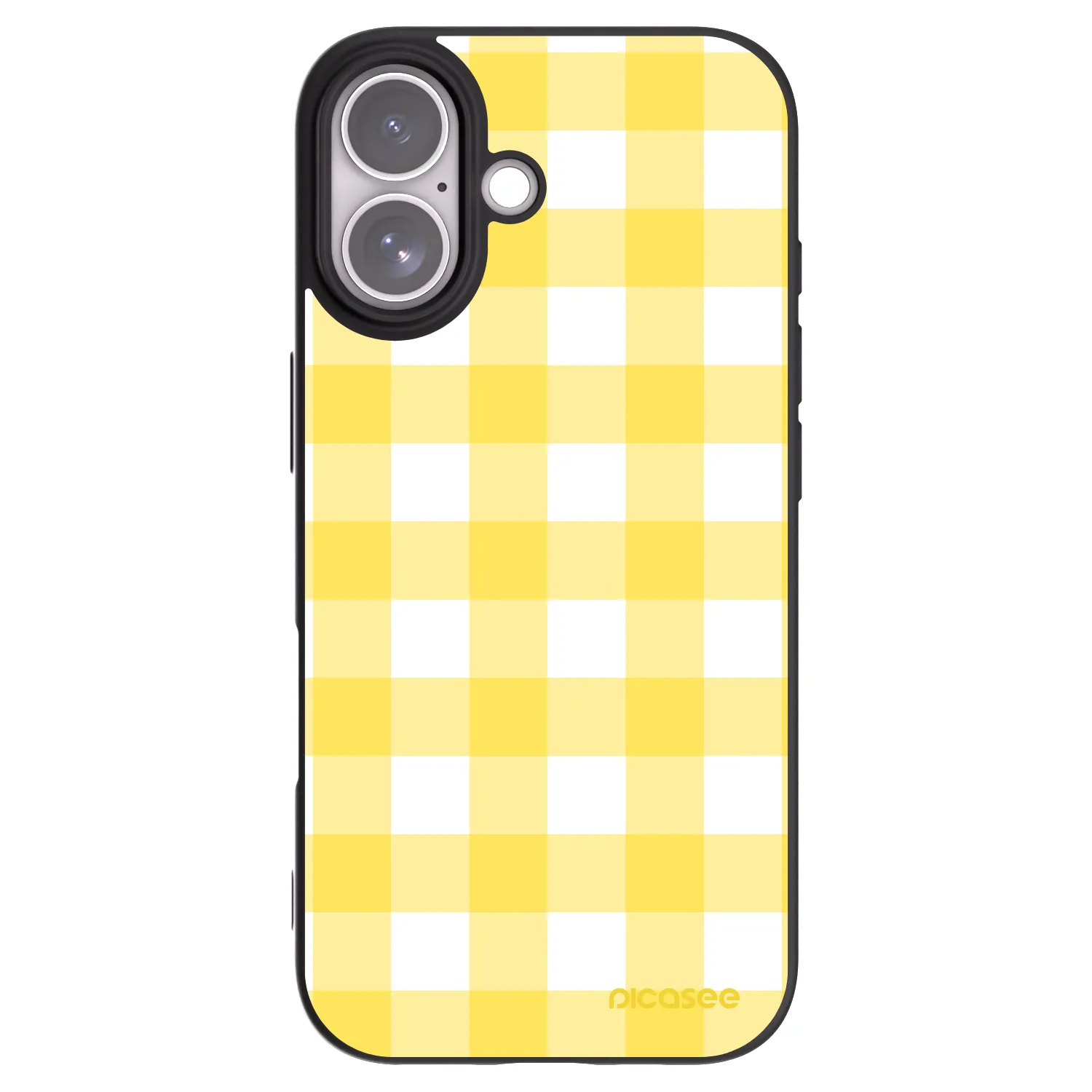 Picasee silikonowe czarne etui na Apple iPhone 17 - Gride lemon