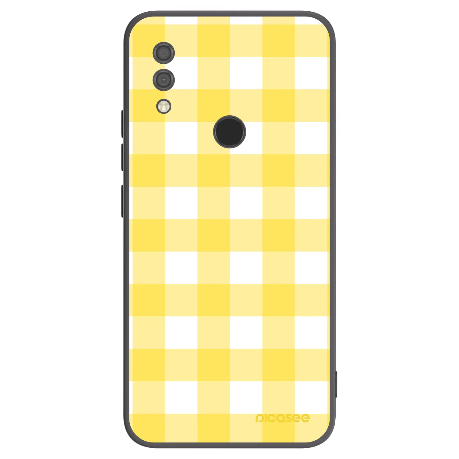 Picasee silikonowe czarne etui na Xiaomi Redmi 7 - Gride lemon
