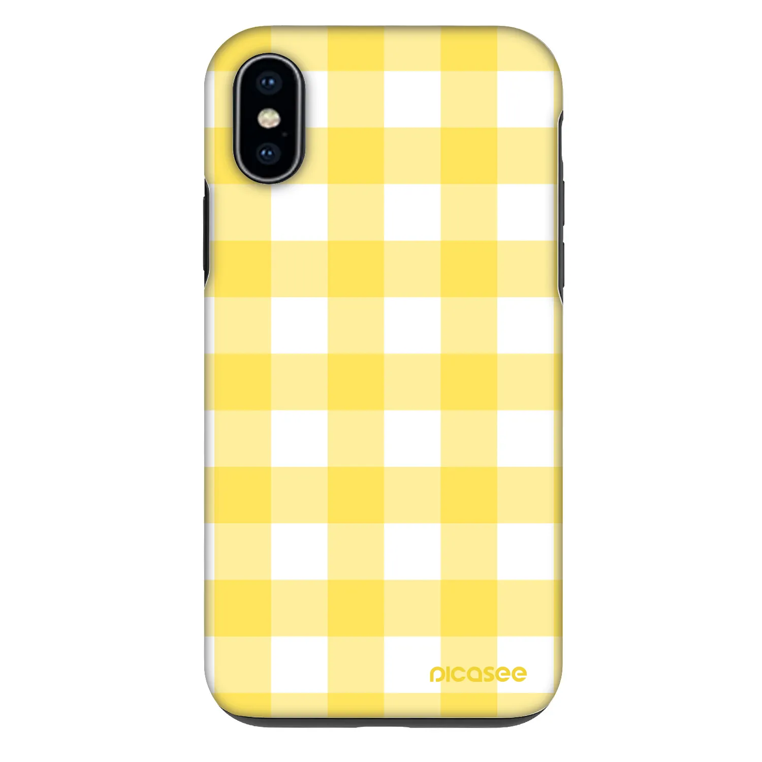 Picasee Fashion Case na Apple iPhone X/XS - Gride lemon