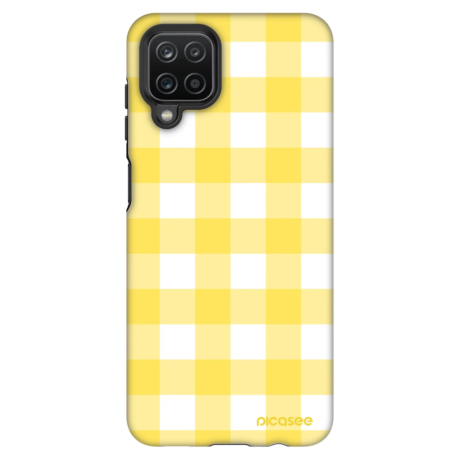 Picasee Fashion Case na Samsung Galaxy A12 A125F - Gride lemon
