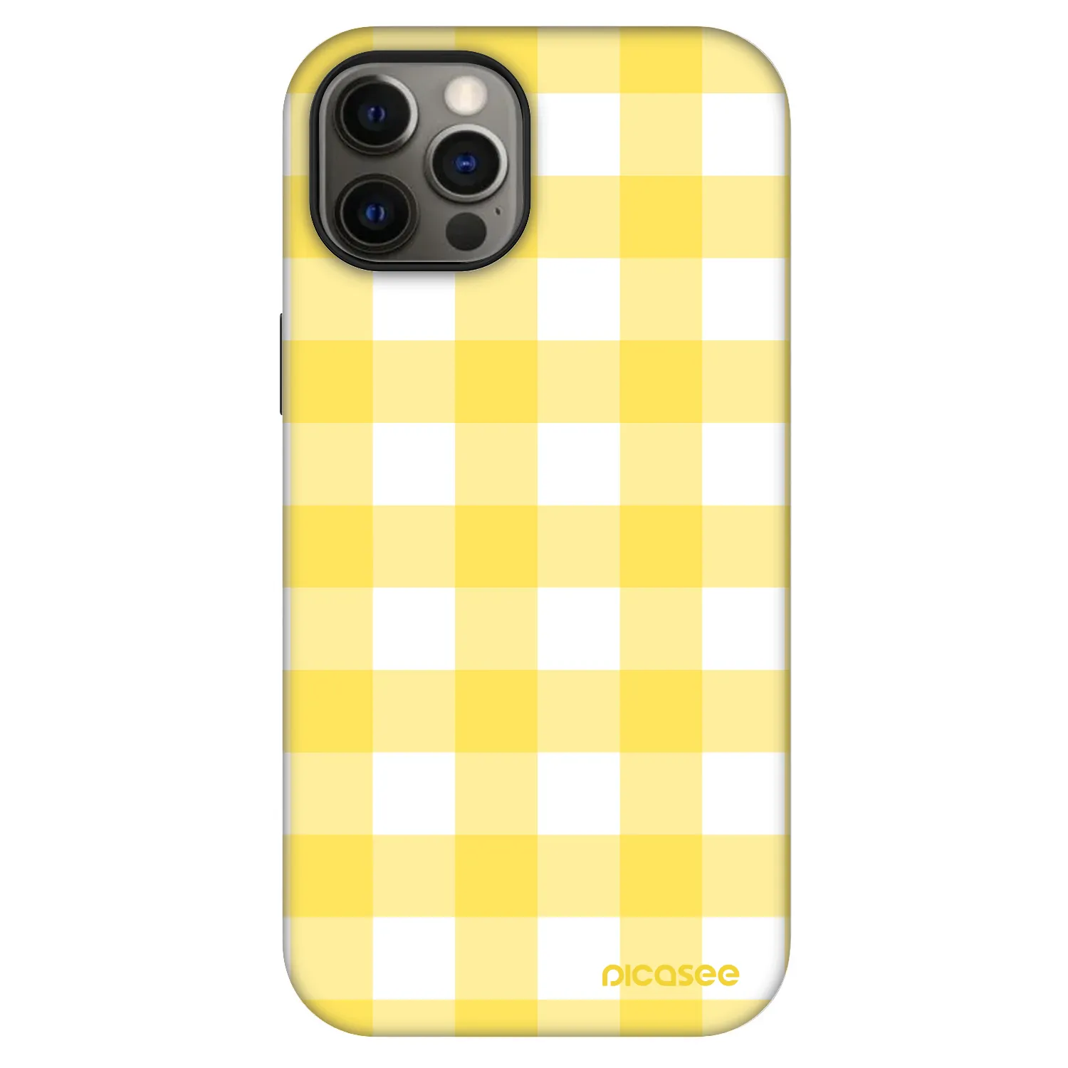 Picasee Fashion Case MagSafe na Apple iPhone 12 Pro - Gride lemon