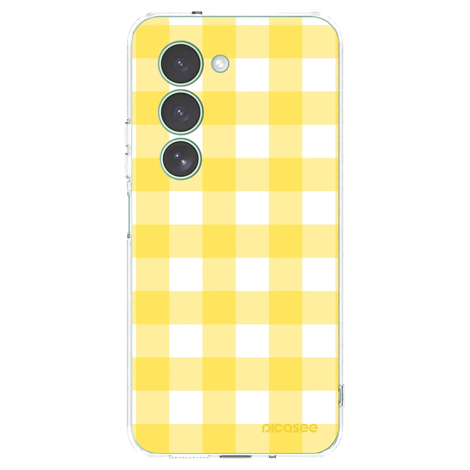 Picasee silikonowe przeźroczyste etui na Xiaomi Redmi 15 5G - Gride lemon