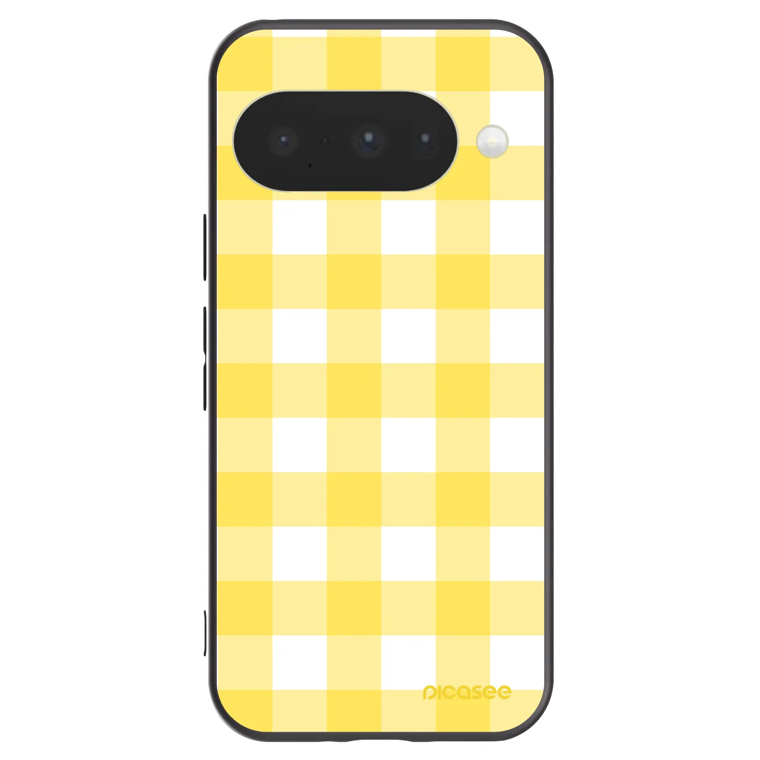 Picasee silikonowe czarne etui na Google Pixel 10 - Gride lemon