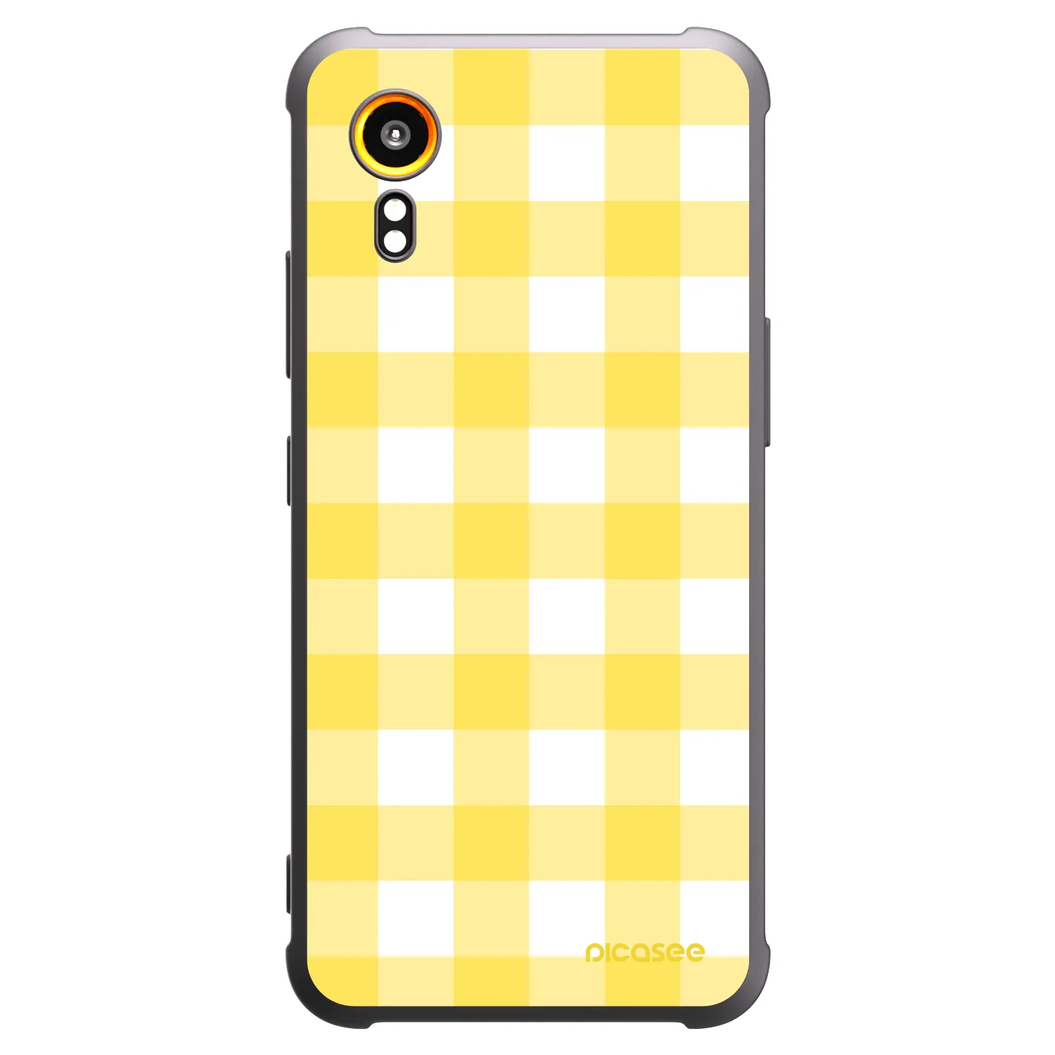 Picasee silikonowe czarne etui na Samsung Galaxy XCover 7 - Gride lemon