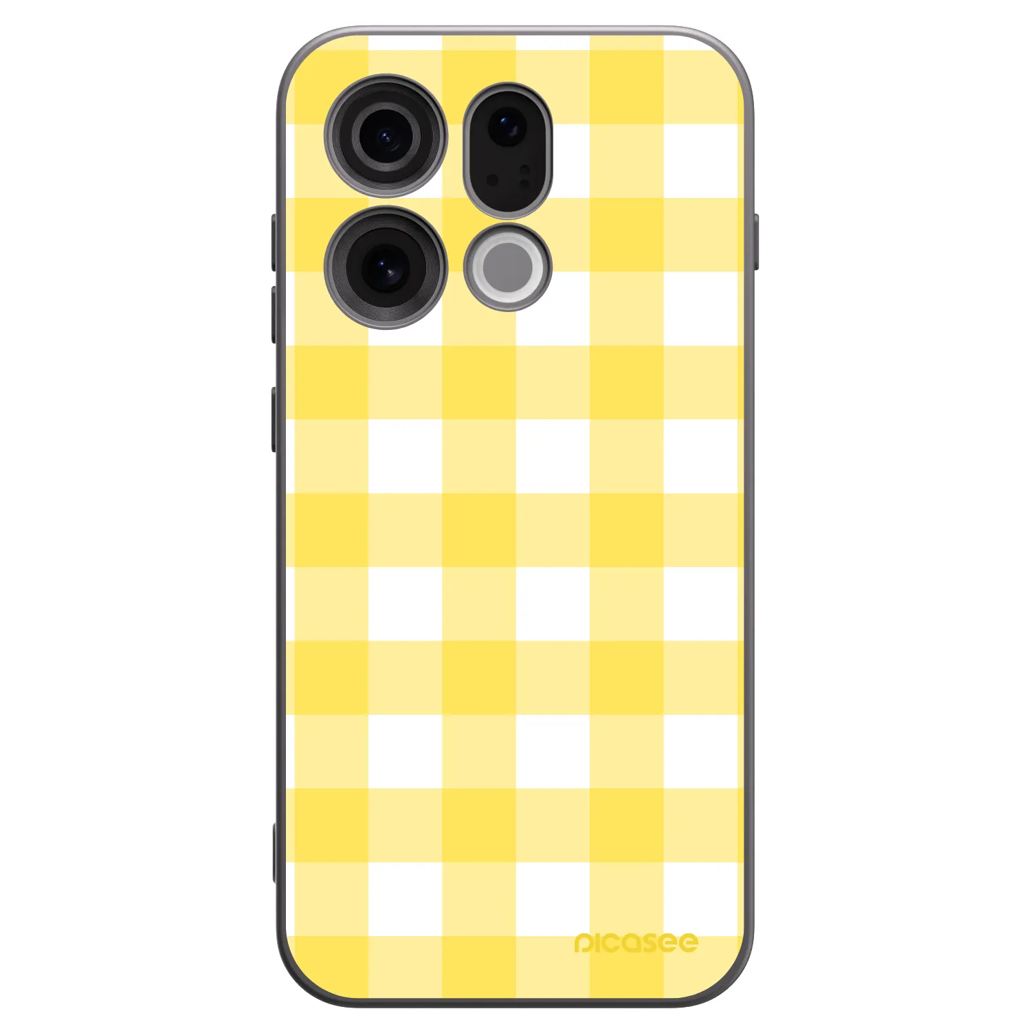Picasee silikonowe czarne etui na OPPO Find X9 - Gride lemon