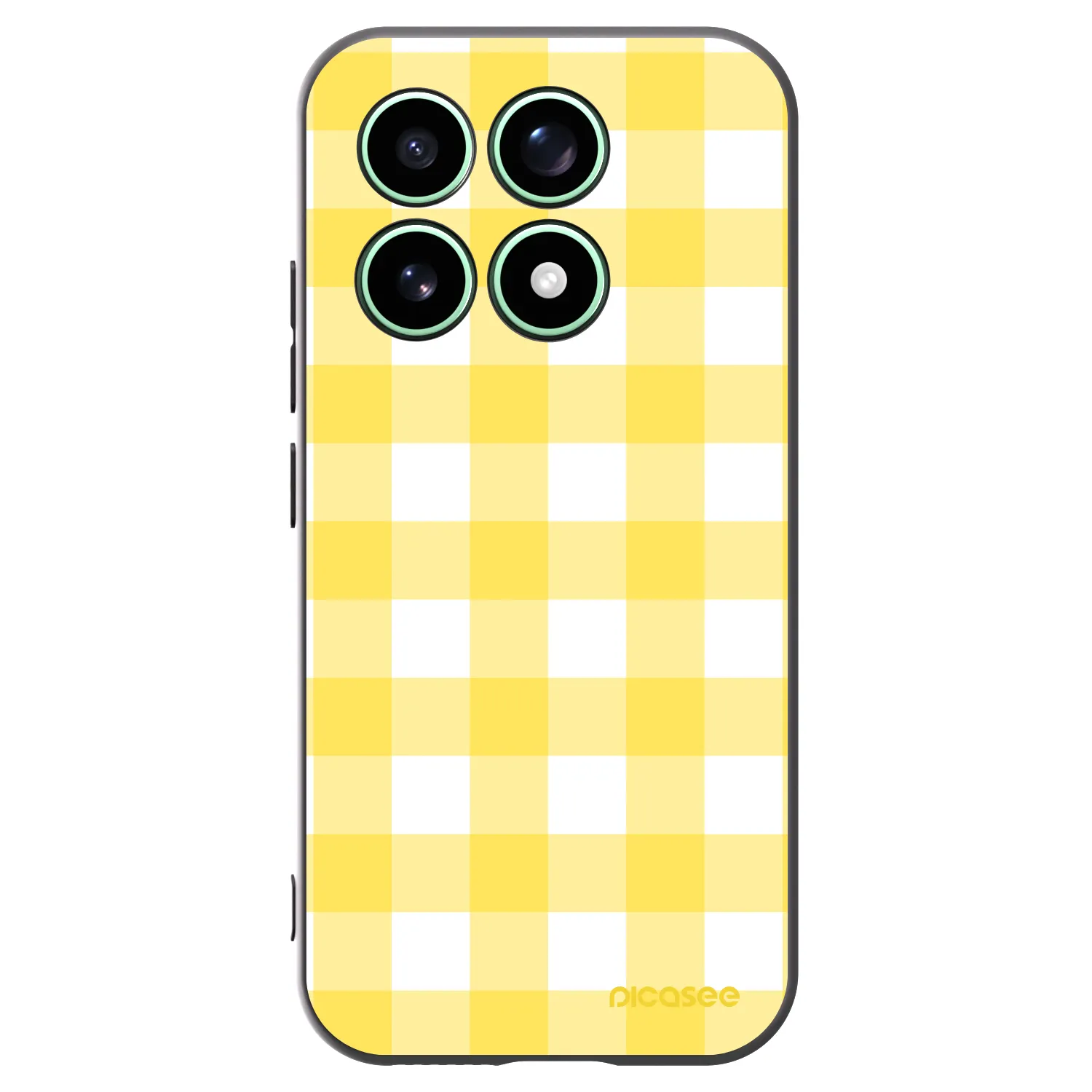 Picasee silikonowe czarne etui na Xiaomi 17 - Gride lemon