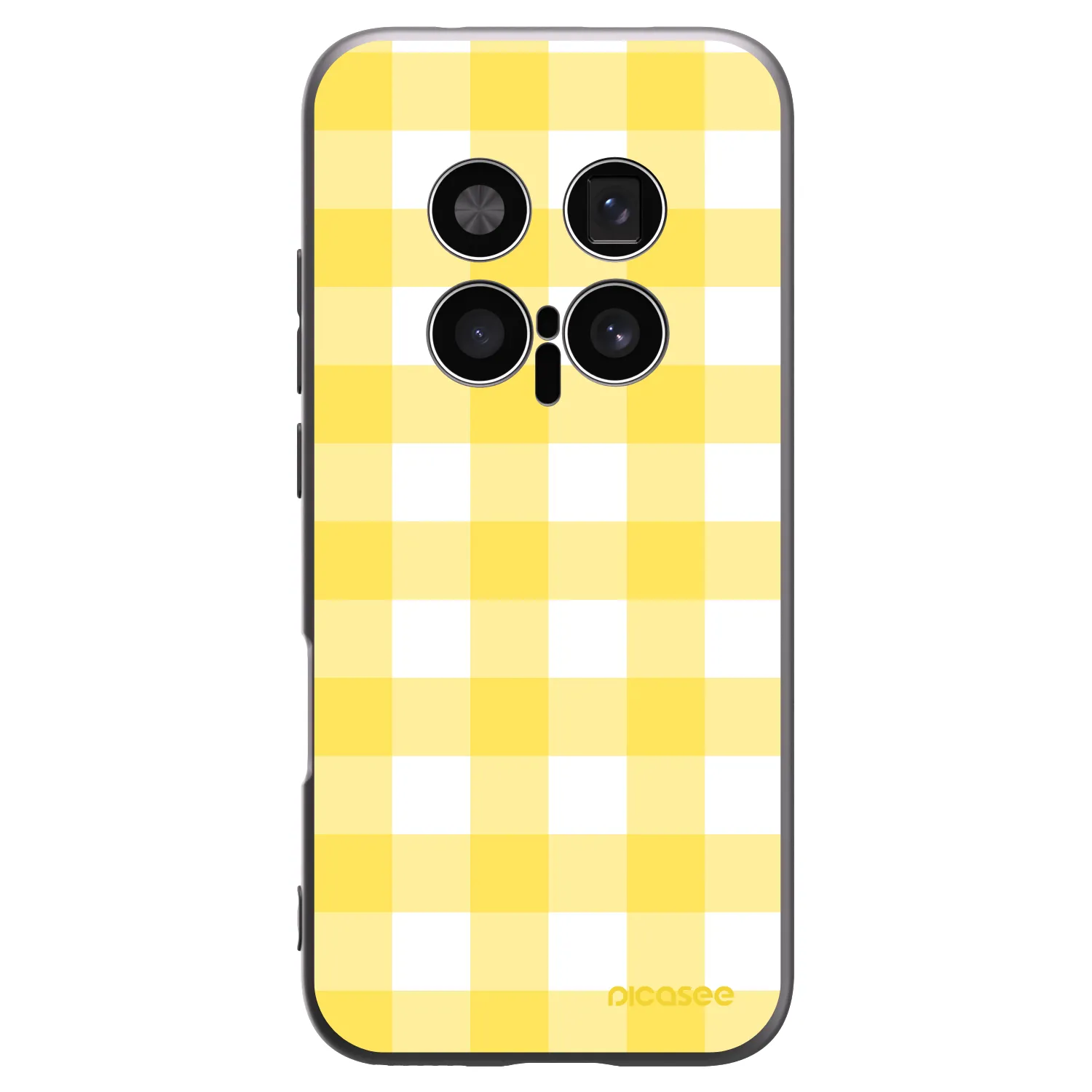 Picasee silikonowe czarne etui na Honor Magic8 Pro 5G - Gride lemon