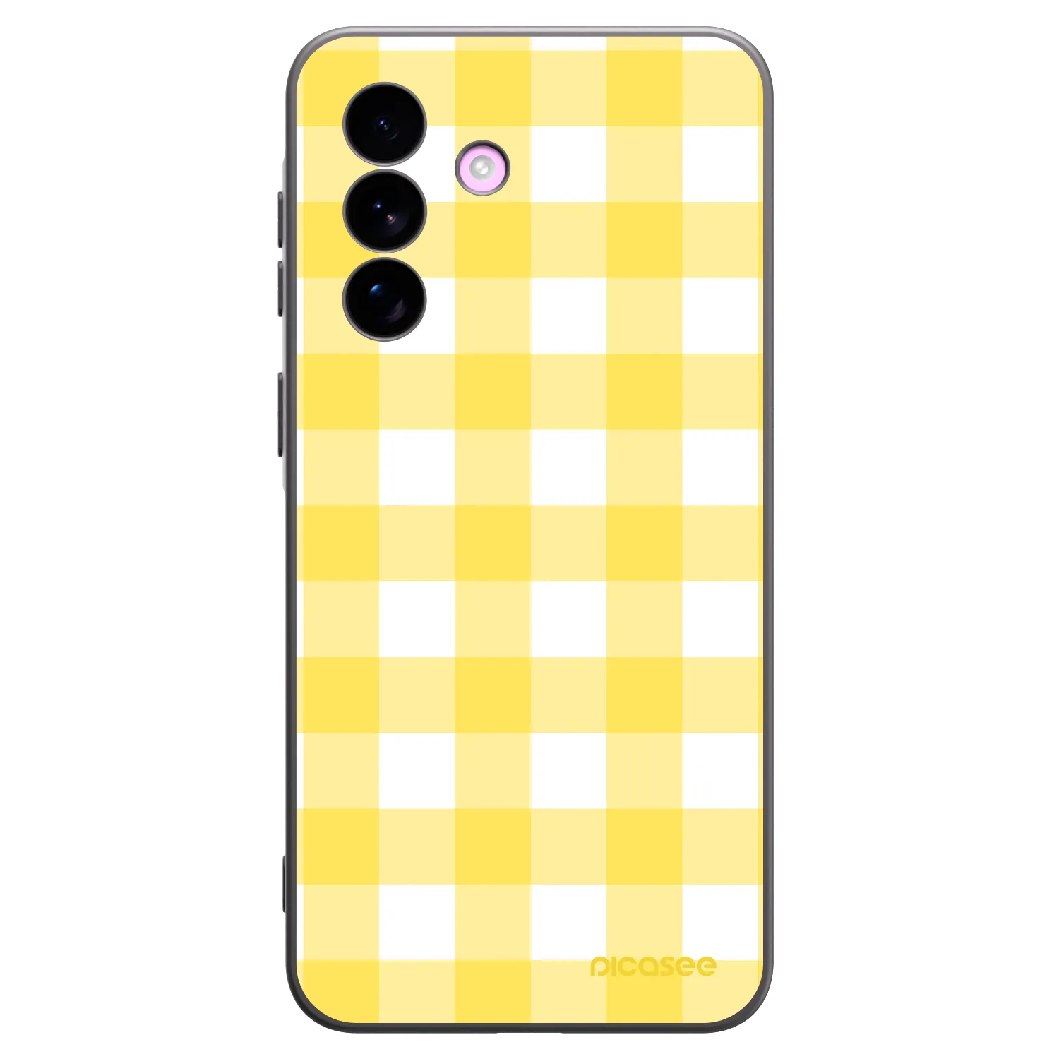 Picasee silikonowe czarne etui na Samsung Galaxy A57 5G - Gride lemon