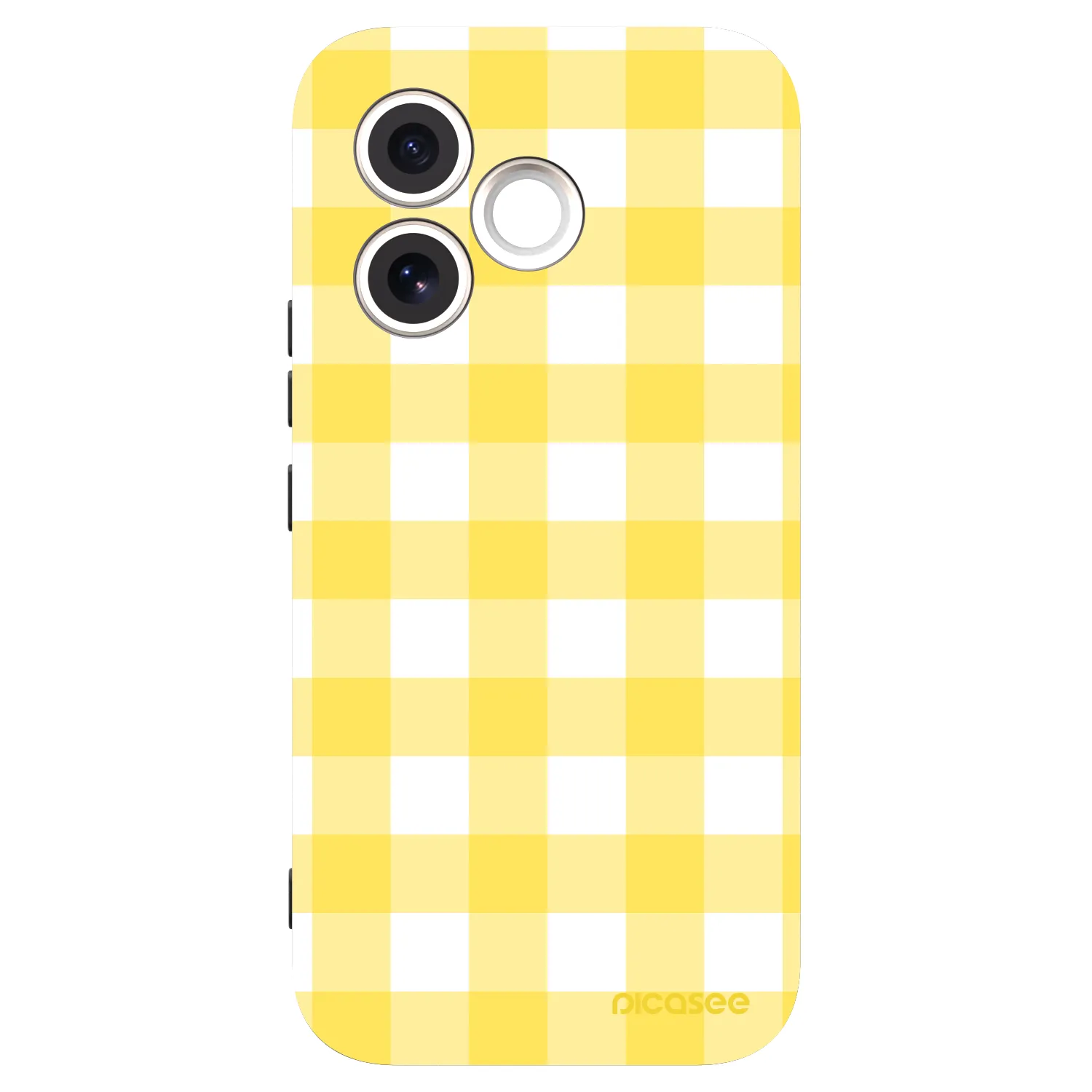 Picasee silikonowe czarne etui na Honor 600 Lite - Gride lemon