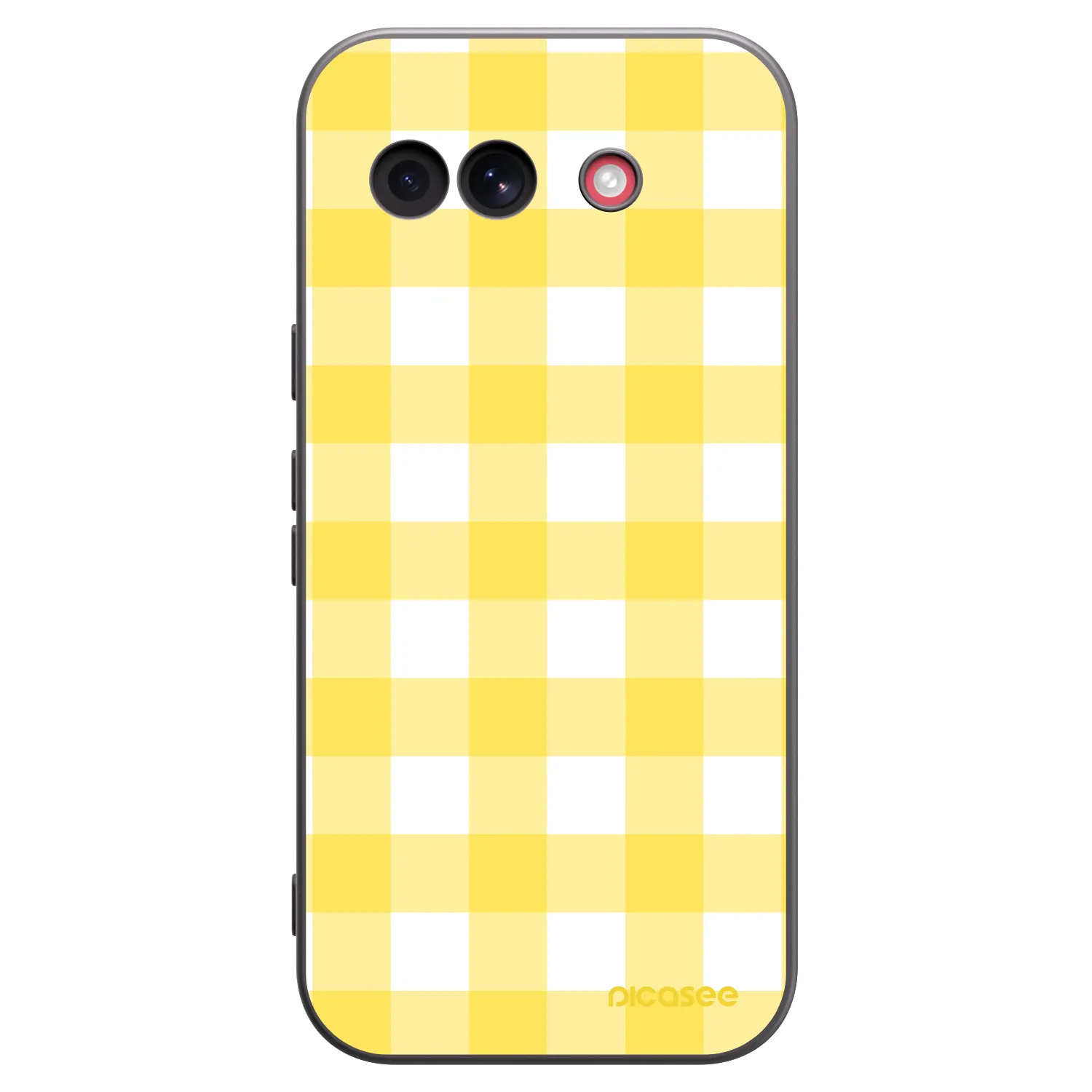 Picasee silikonowe czarne etui na Google Pixel 10a - Gride lemon