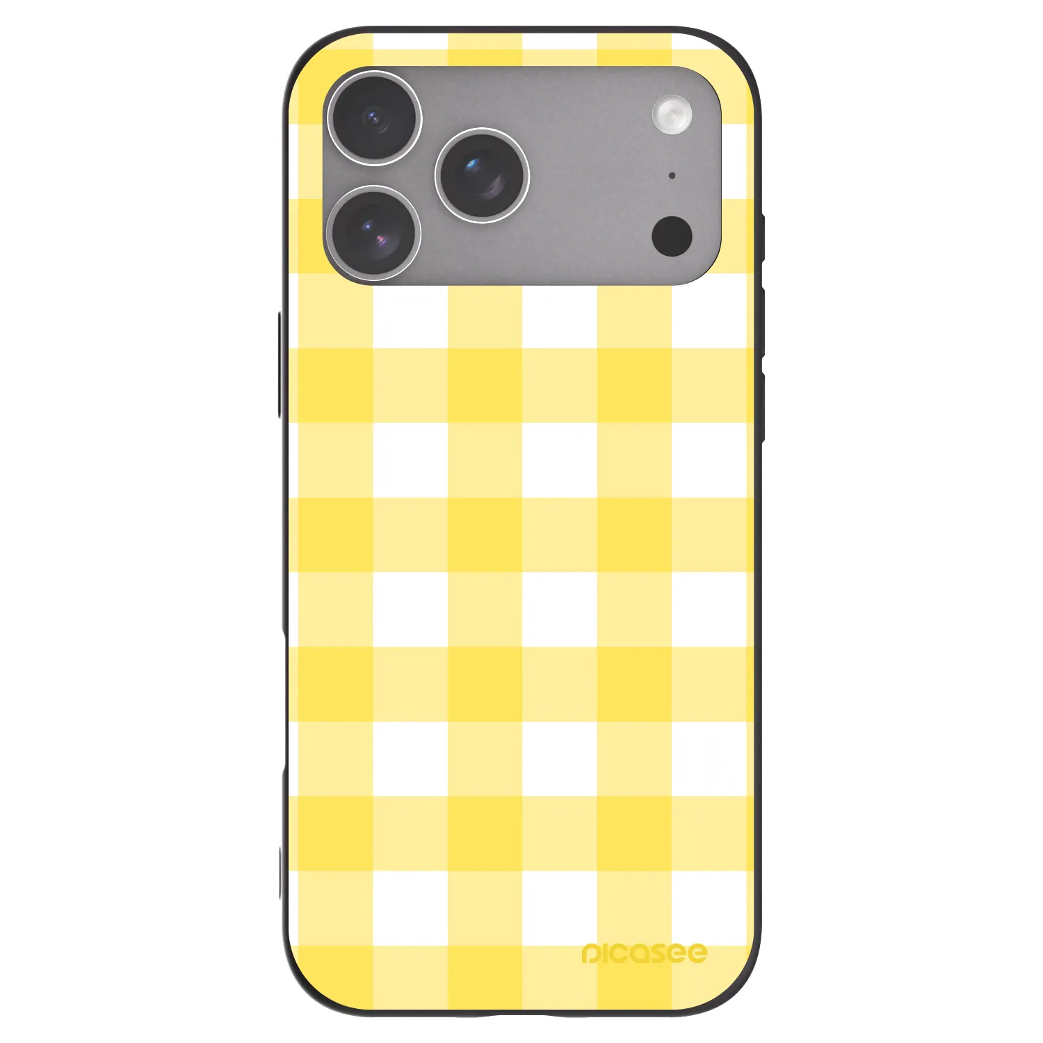 Picasee silikonowe czarne etui na Apple iPhone 18 Pro Max - Gride lemon