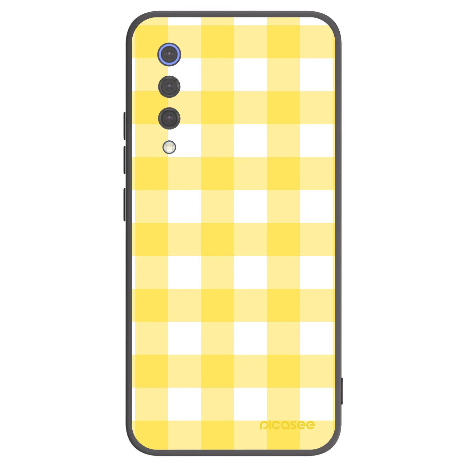 Picasee silikonowe czarne etui na Xiaomi Mi 9 SE - Gride lemon