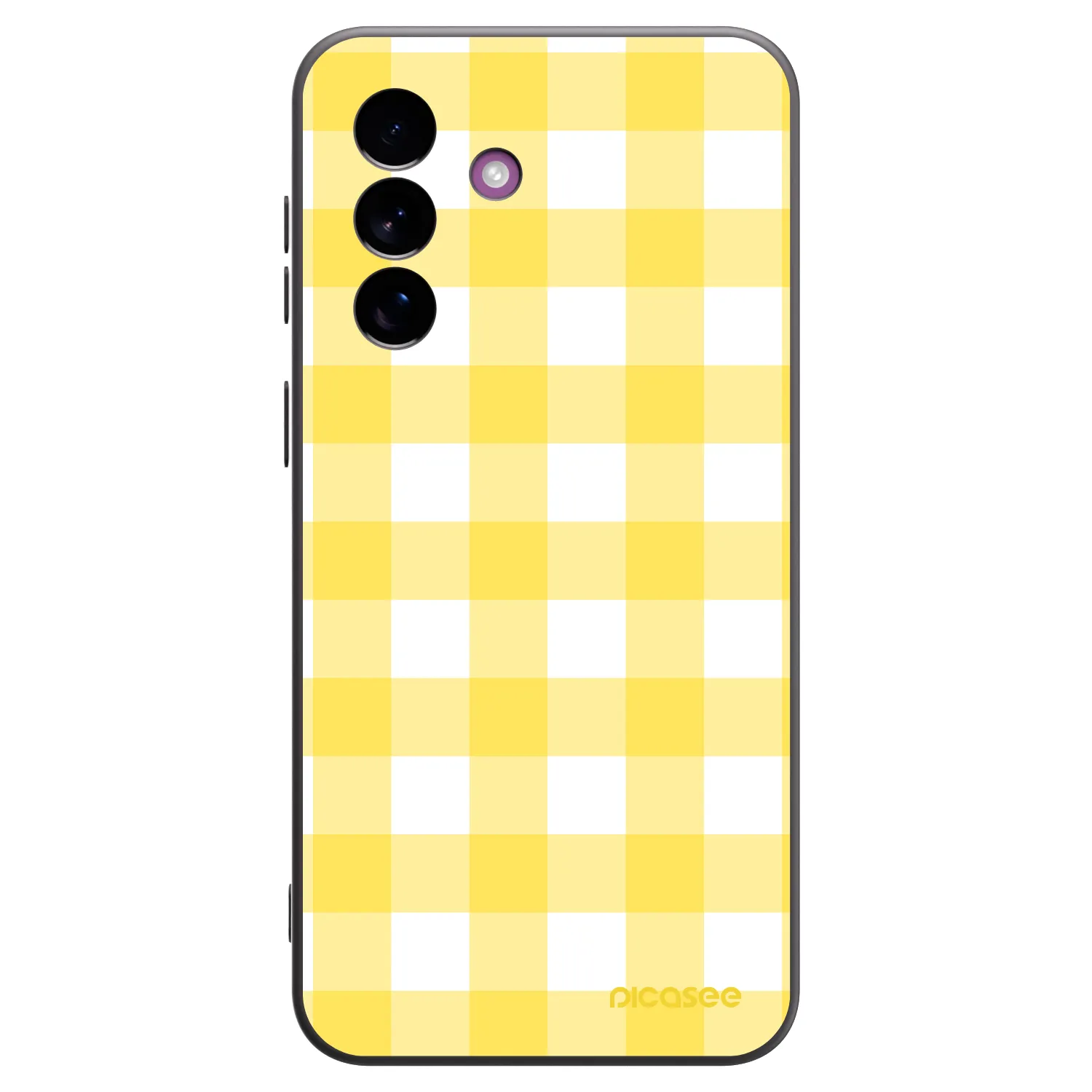Picasee silikonowe czarne etui na Samsung Galaxy A37 - Gride lemon