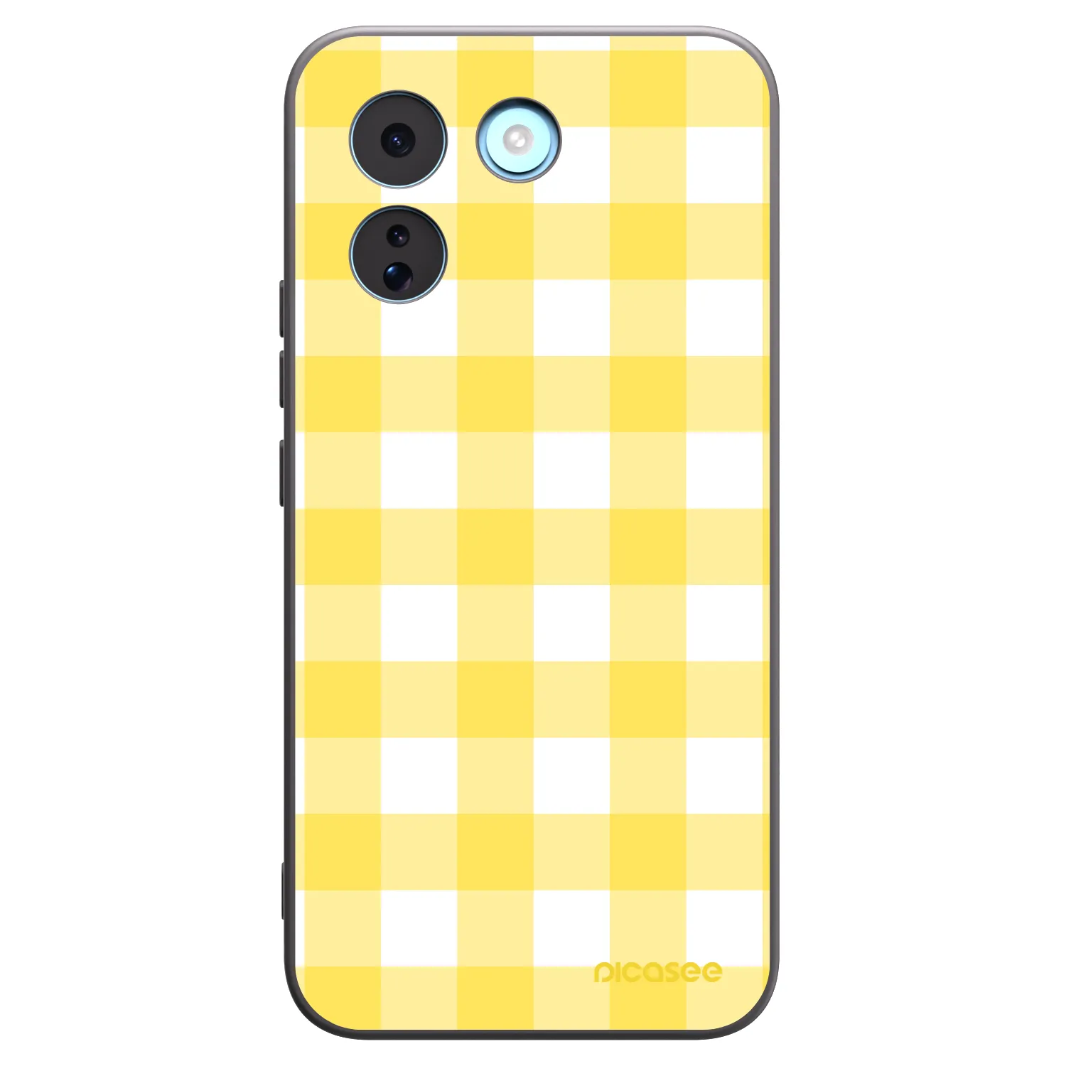 Picasee silikonowe czarne etui na Xiaomi Redmi Note 17 Pro MAX 5G - Gride lemon