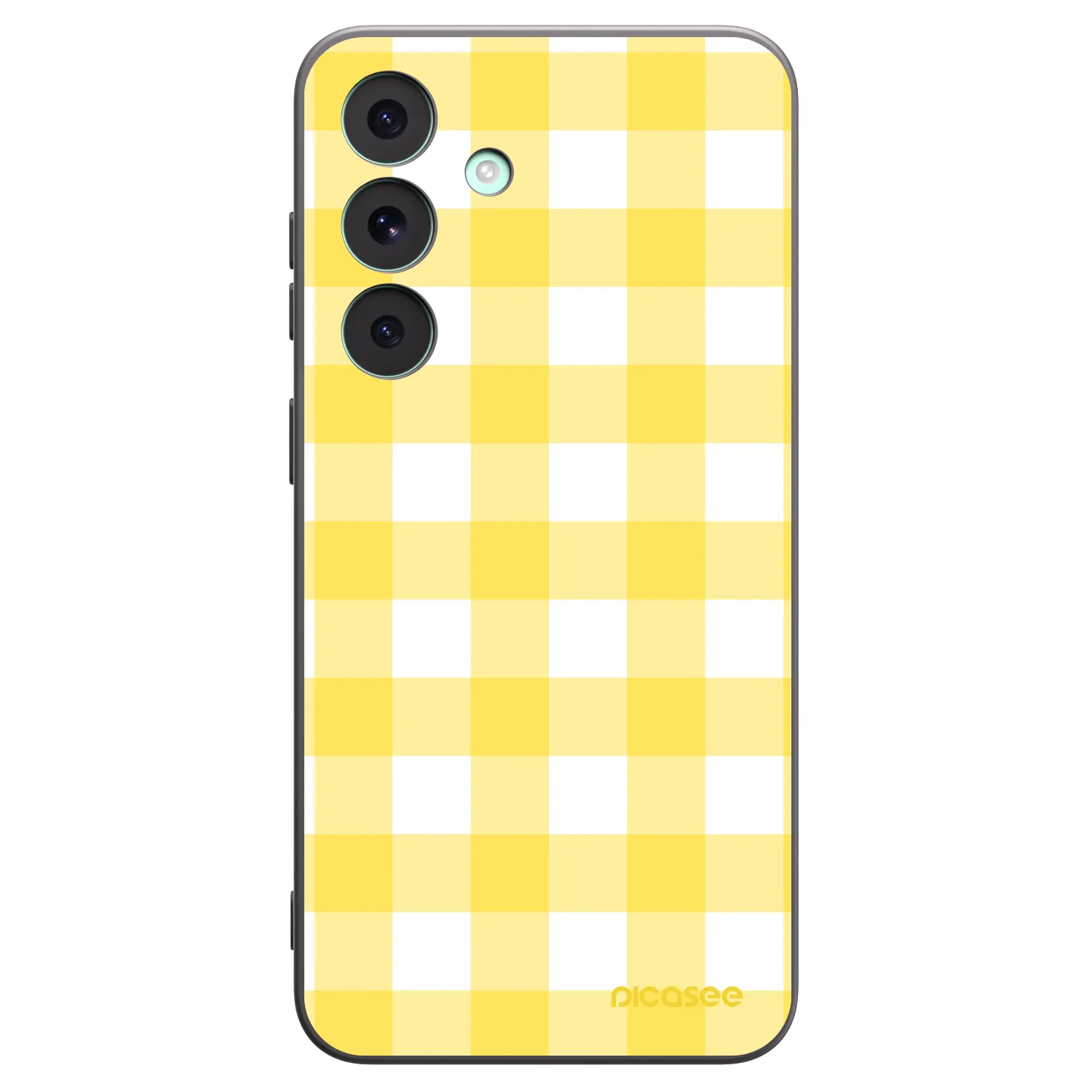 Picasee silikonowe czarne etui na Samsung Galaxy S26 FE - Gride lemon